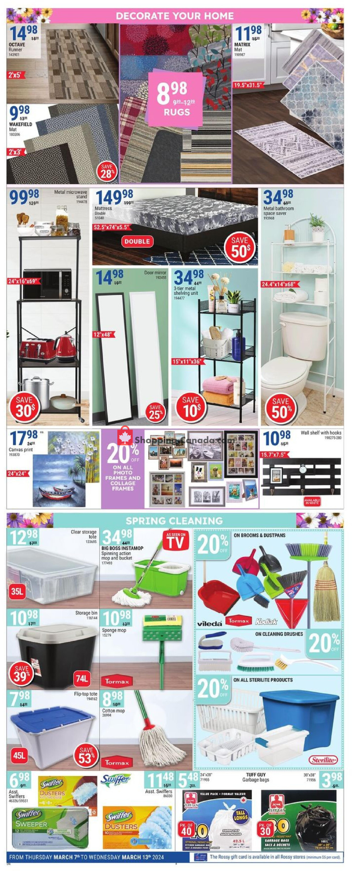 Rossy flyer from Thursday March 7, 2024 to Wednesday March 13, 2024 - page 4