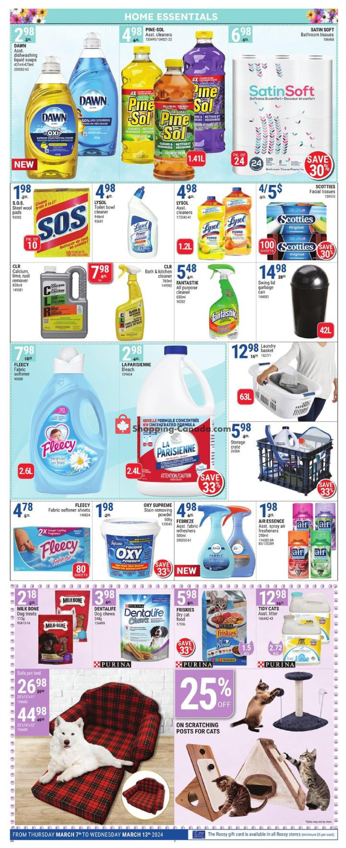 Rossy flyer from Thursday March 7, 2024 to Wednesday March 13, 2024 - page 6
