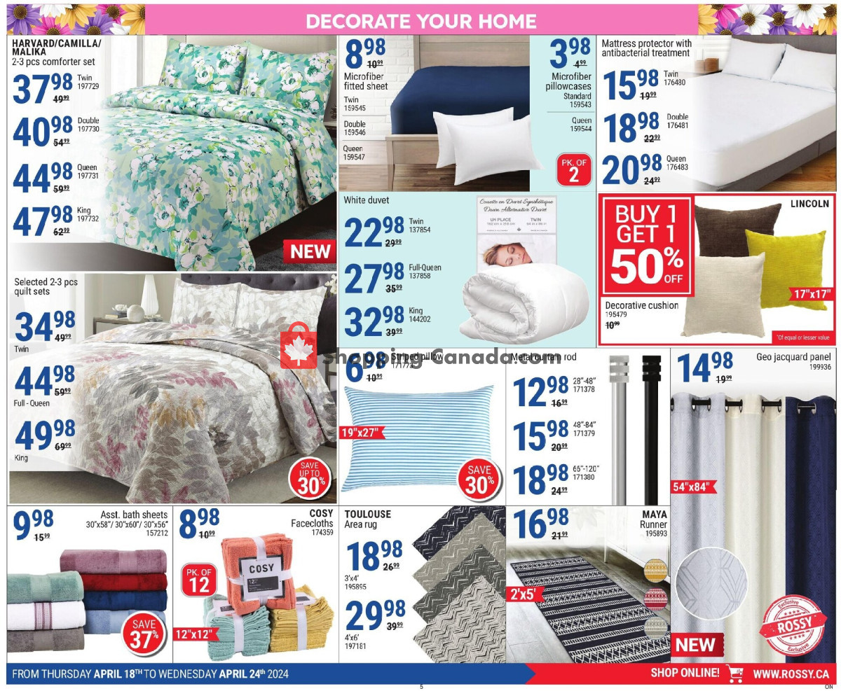 Rossy flyer from Thursday April 18, 2024 to Wednesday April 24, 2024 - page 5