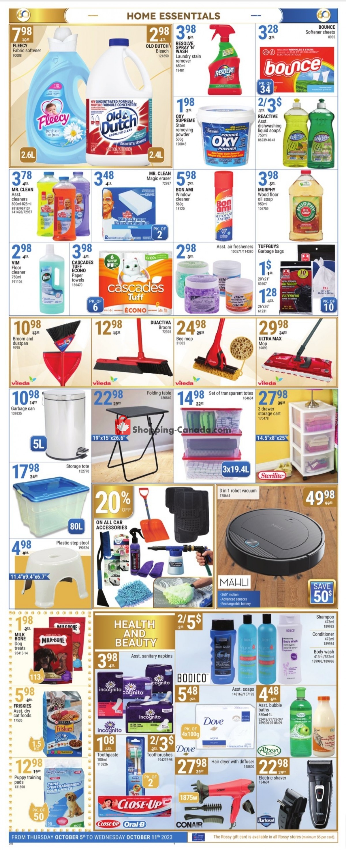 Rossy flyer from Thursday October 5, 2023 to Wednesday October 11, 2023 - page 6