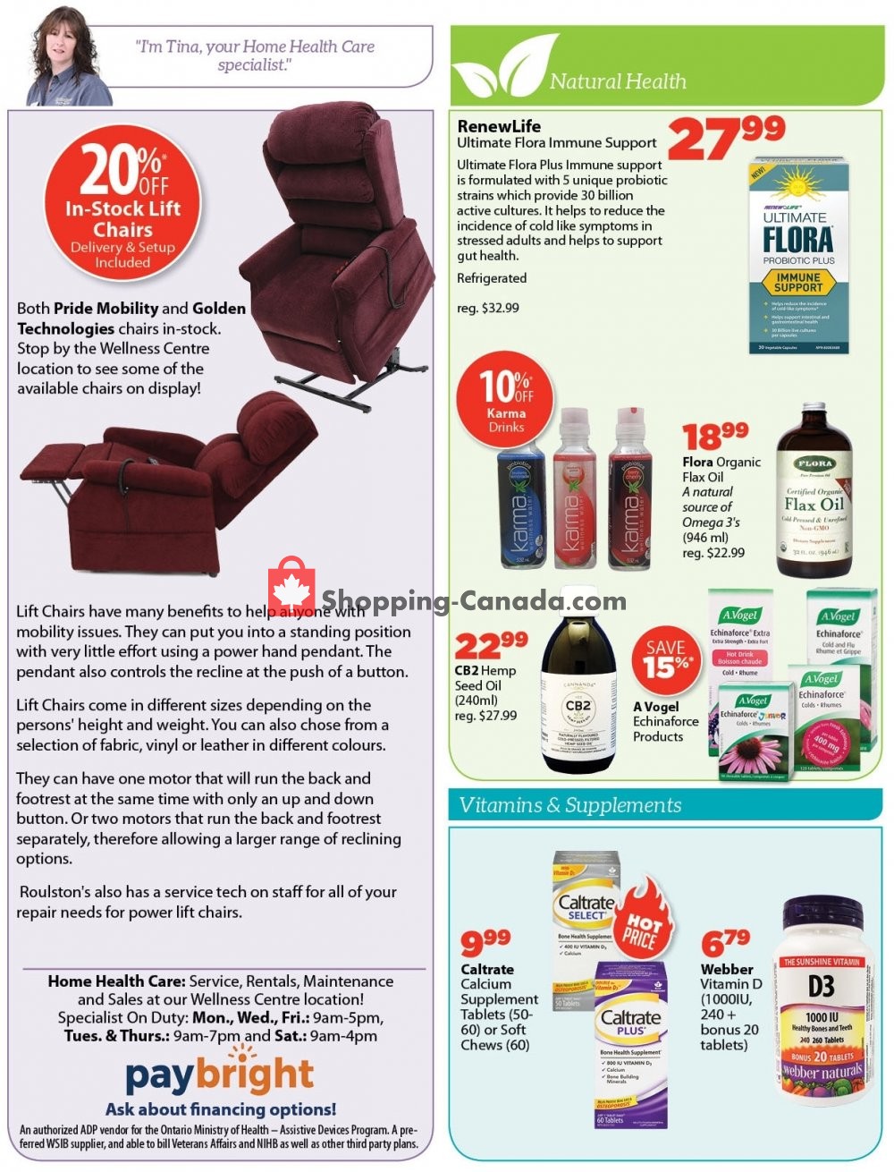 Roulston's Pharmacy flyer from Friday November 8, 2019 to Thursday November 21, 2019 - page 3