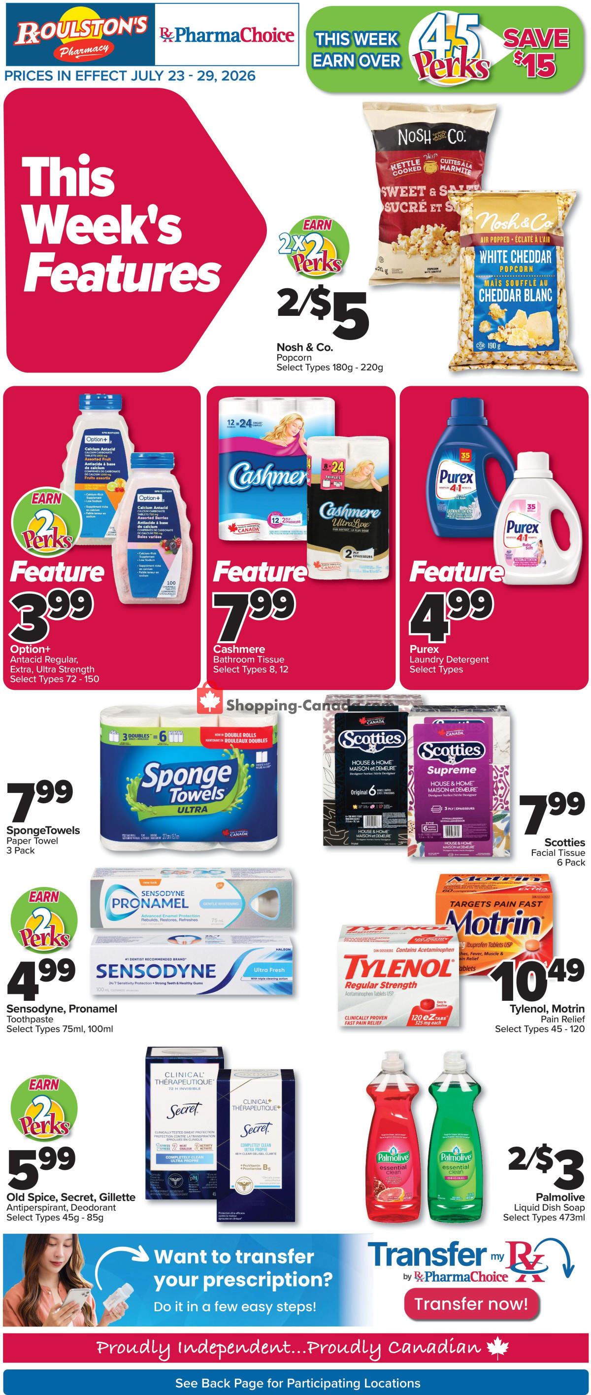 Roulston's Pharmacy flyer from Saturday July 25, 2026 to Sunday July 26, 2026 - page 2