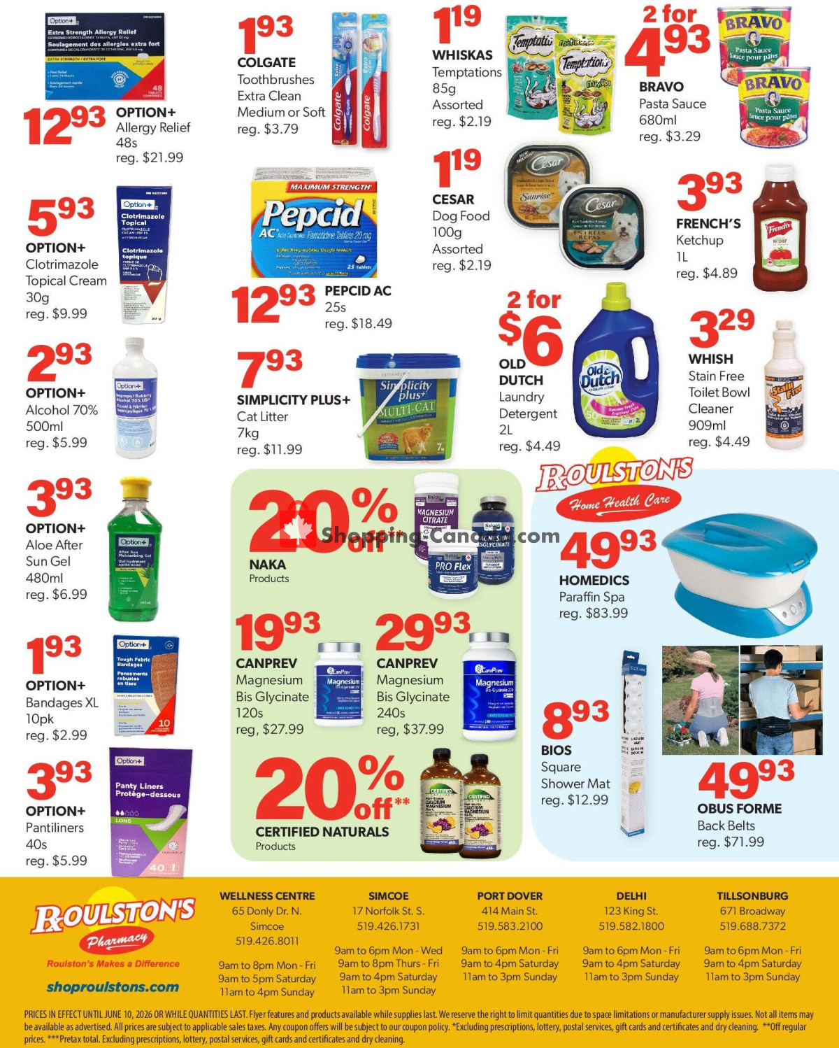 Roulston's Pharmacy flyer from Thursday June 4, 2026 to Wednesday June 10, 2026 - page 2