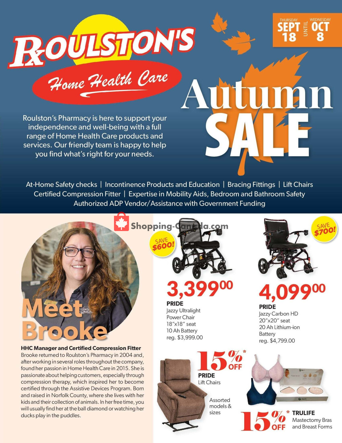 Roulston's Pharmacy flyer from Saturday September 19, 2026 to Sunday September 20, 2026 - page 3