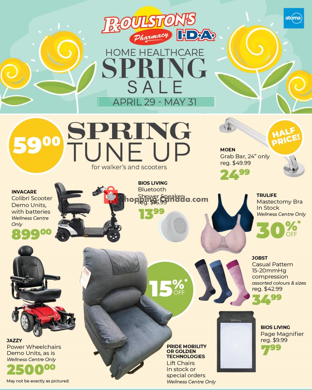Roulston's Pharmacy flyer from Thursday April 29, 2021 to Monday May 31, 2021 - page 1