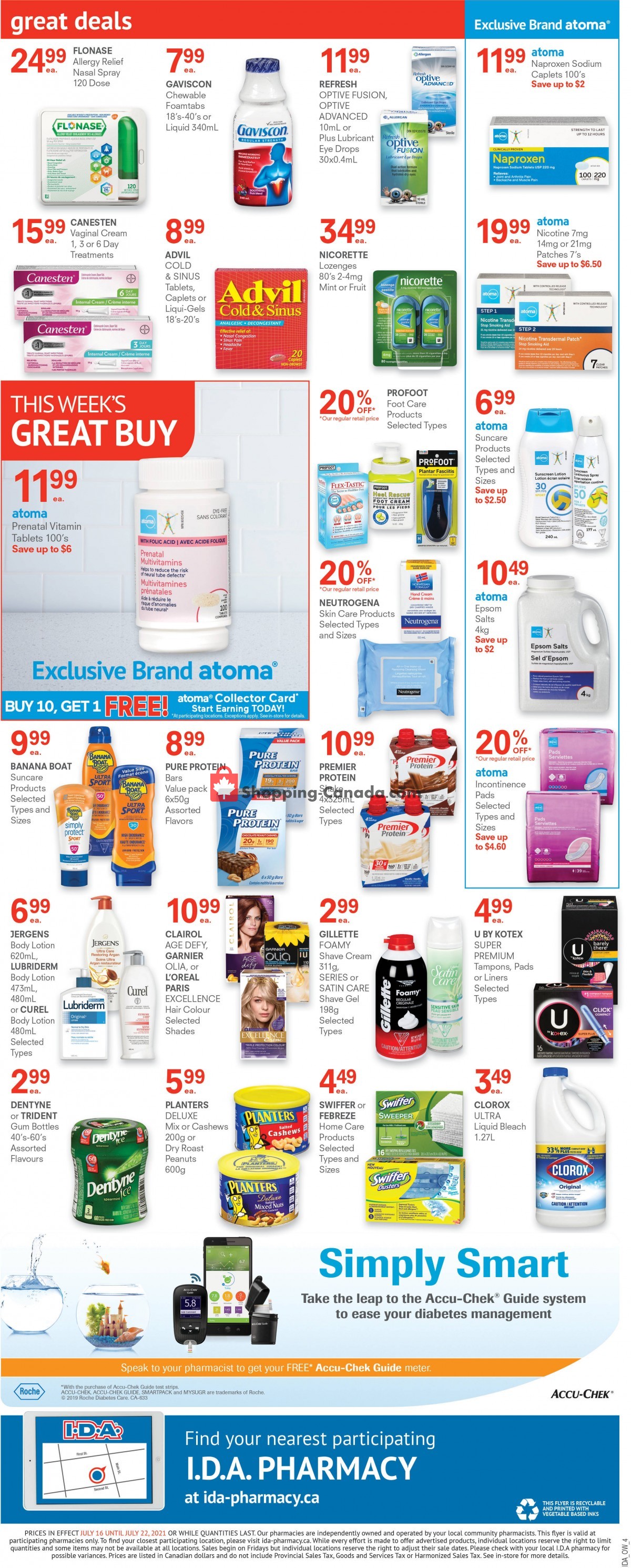Roulston's Pharmacy flyer from Friday July 16, 2021 to Thursday July 22, 2021 - page 4