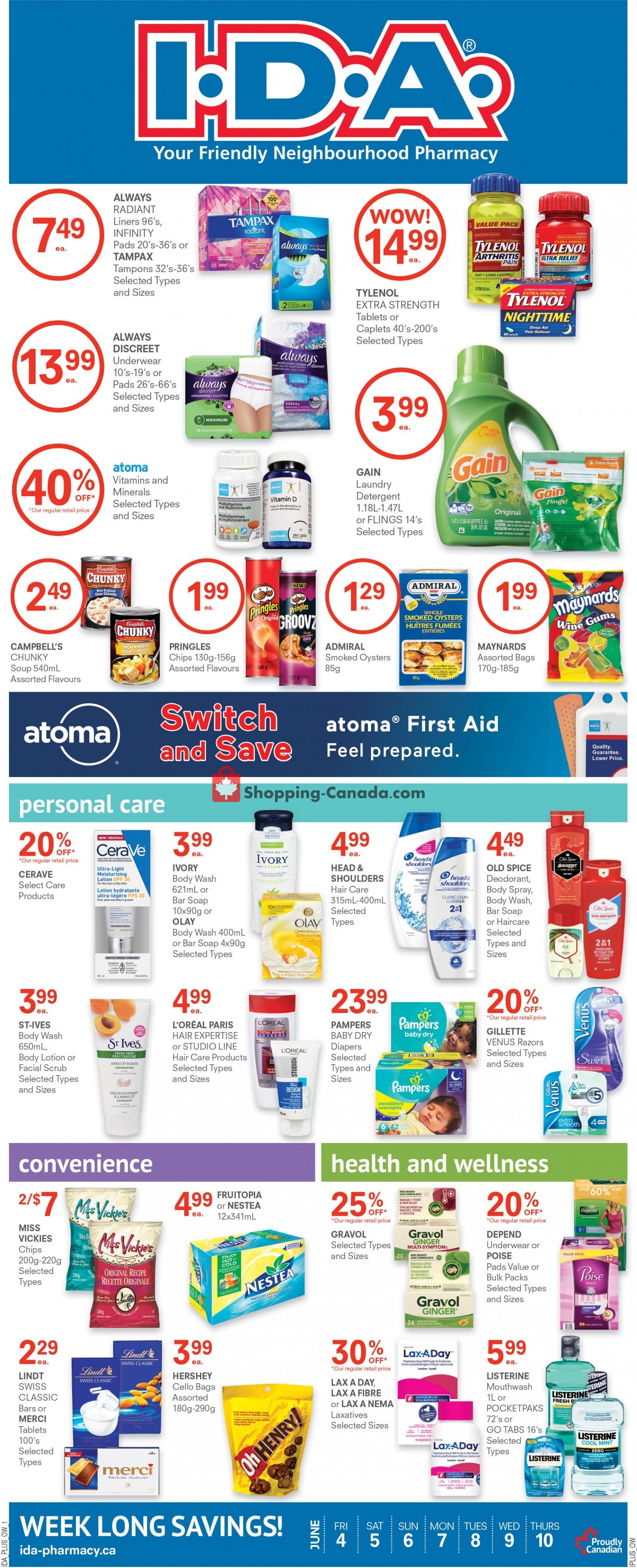 Roulston's Pharmacy flyer from Friday June 4, 2021 to Thursday June 10, 2021 - page 1