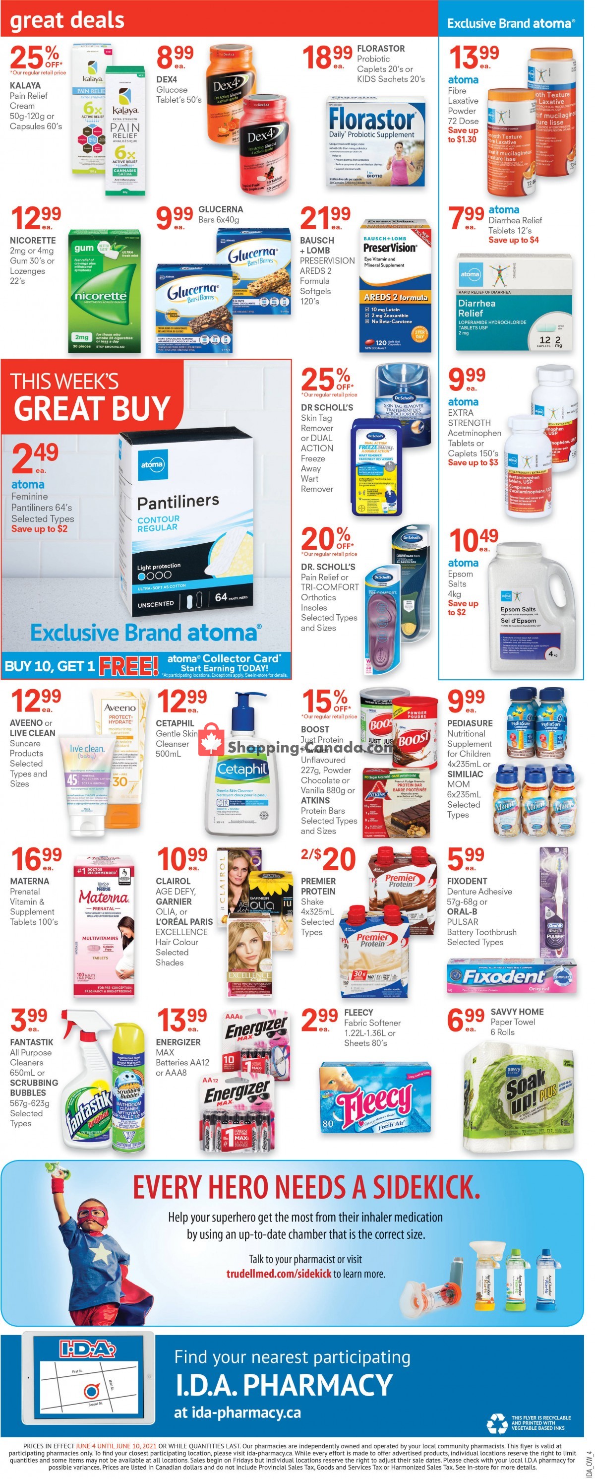 Roulston's Pharmacy flyer from Friday June 4, 2021 to Thursday June 10, 2021 - page 4