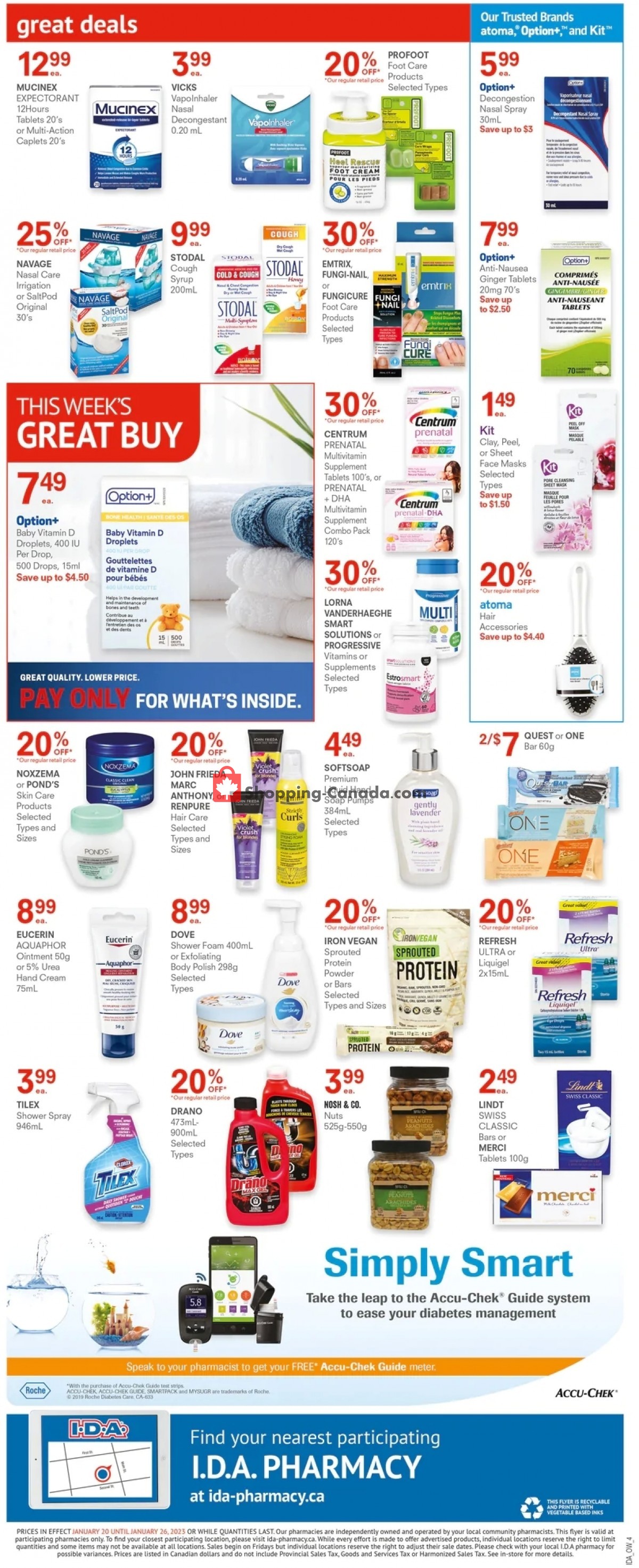 Roulston's Pharmacy flyer from Friday January 20, 2023 to Thursday January 26, 2023 - page 4