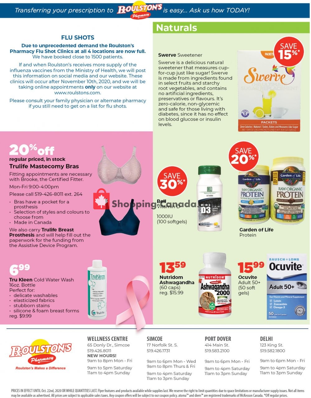 Roulston's Pharmacy flyer from Friday October 16, 2020 to Thursday October 22, 2020 - page 2