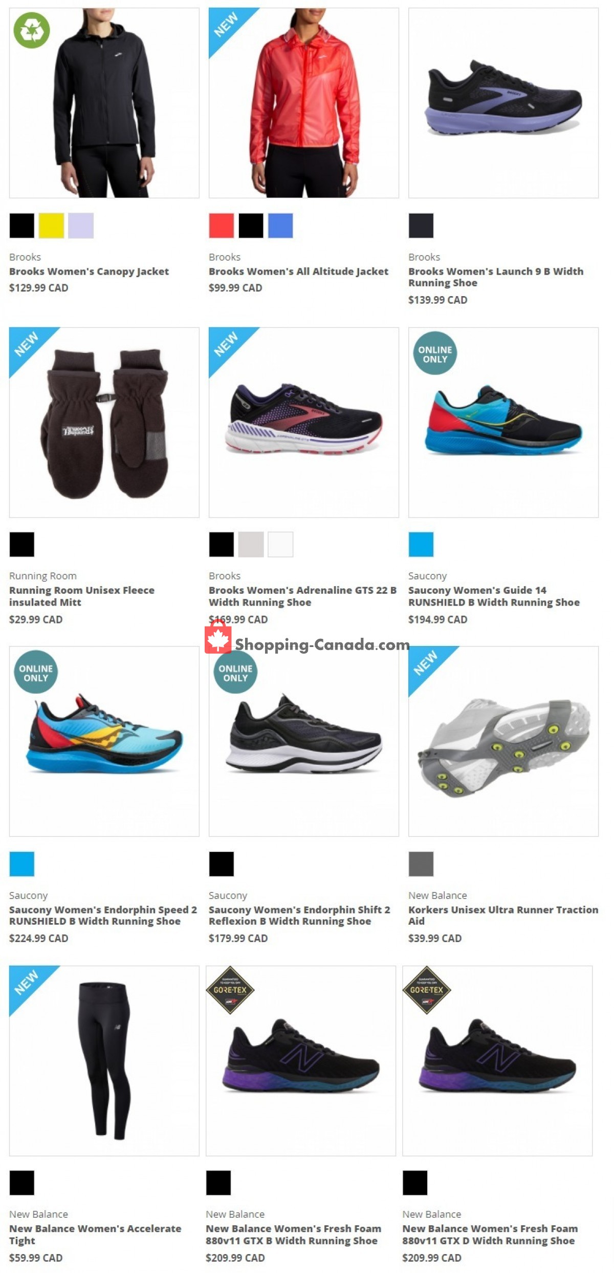 Running Room flyer from Tuesday February 22, 2022 to Monday February 28, 2022 - page 3