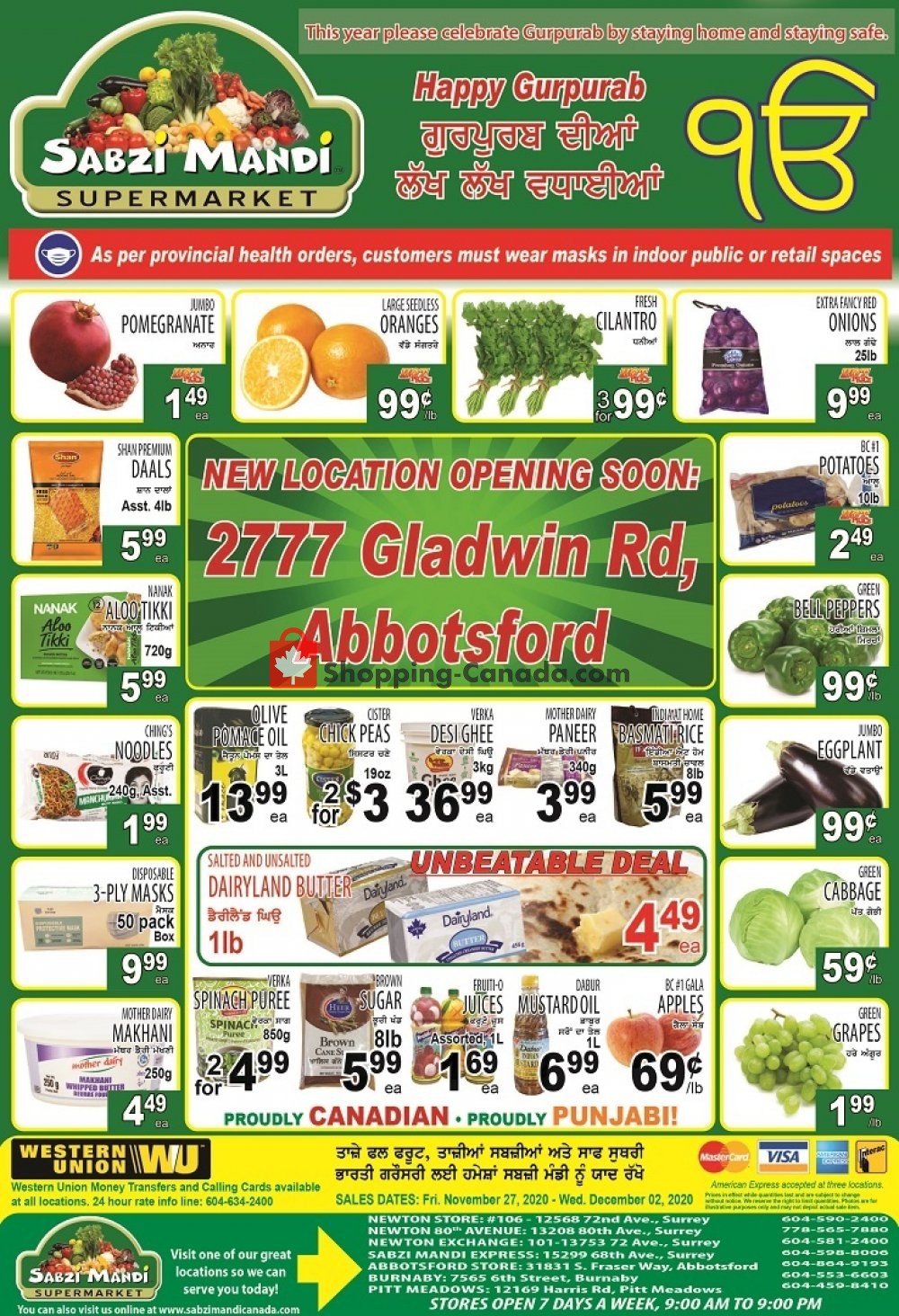 Sabzi Mandi Supermarket Canada, flyer - (Special Deals ...