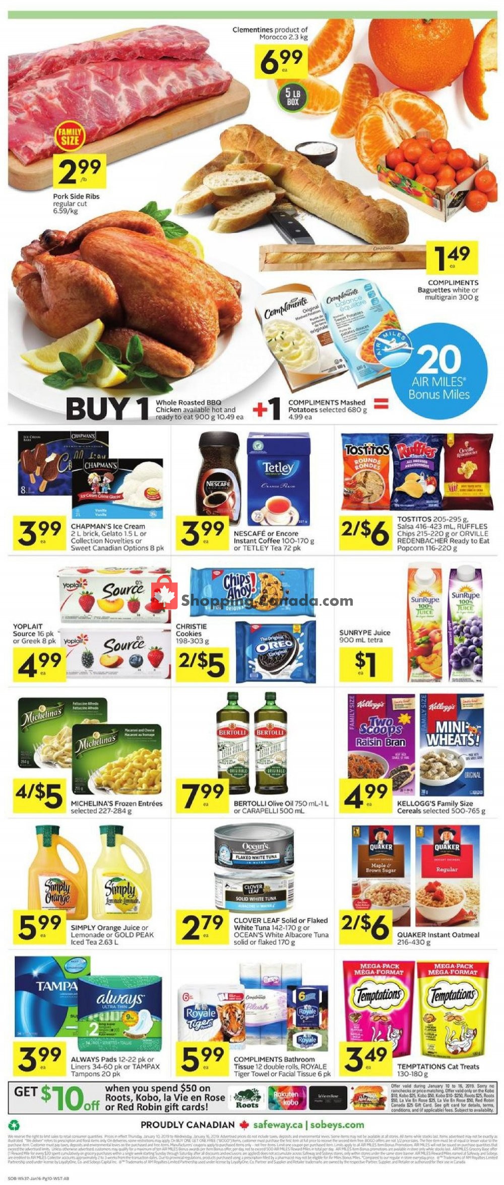 Safeway flyer from Thursday January 10, 2019 to Wednesday January 16, 2019 - page 2