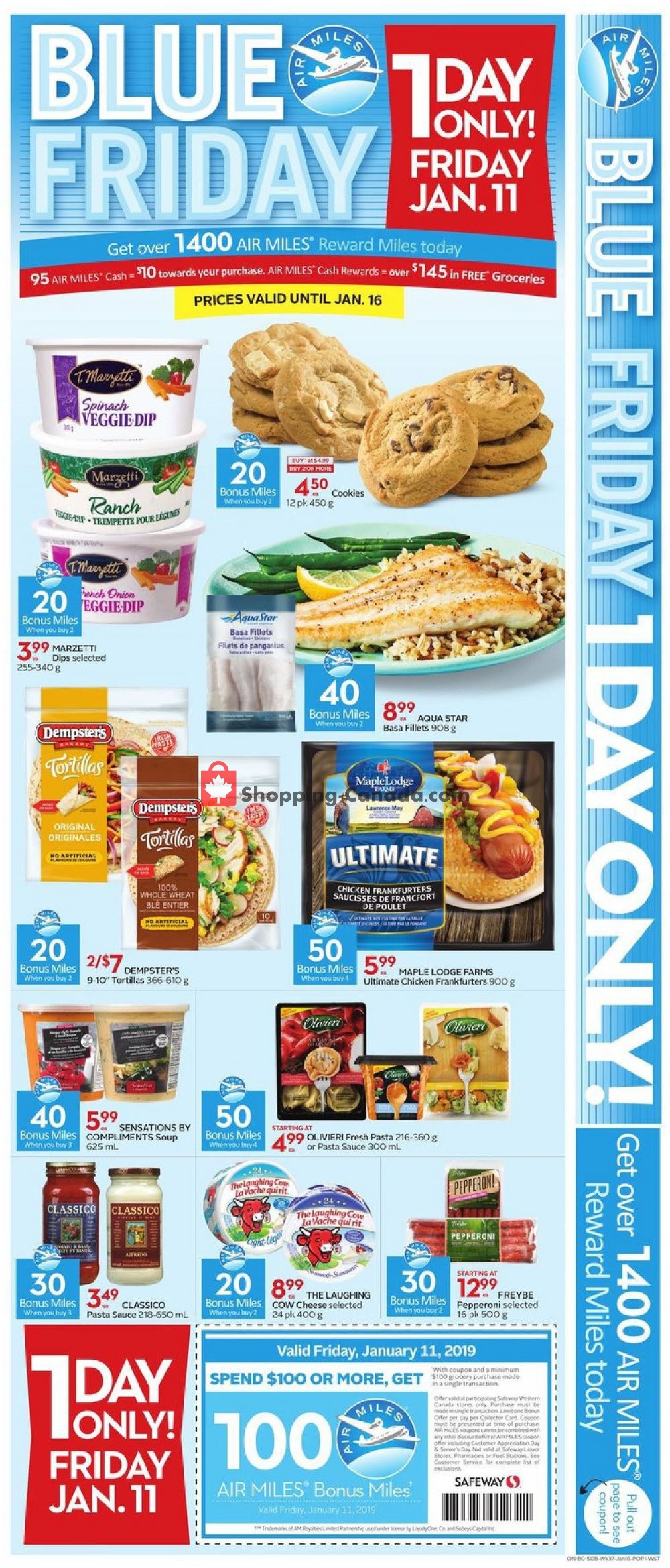 Safeway flyer from Thursday January 10, 2019 to Wednesday January 16, 2019 - page 11