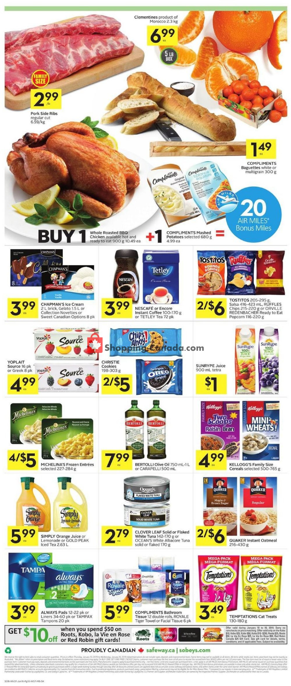 Safeway flyer from Thursday January 10, 2019 to Wednesday January 16, 2019 - page 2