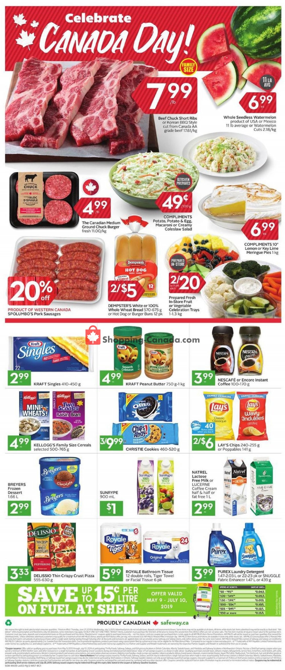 Safeway flyer from Thursday June 27, 2019 to Wednesday July 3, 2019 - page 15