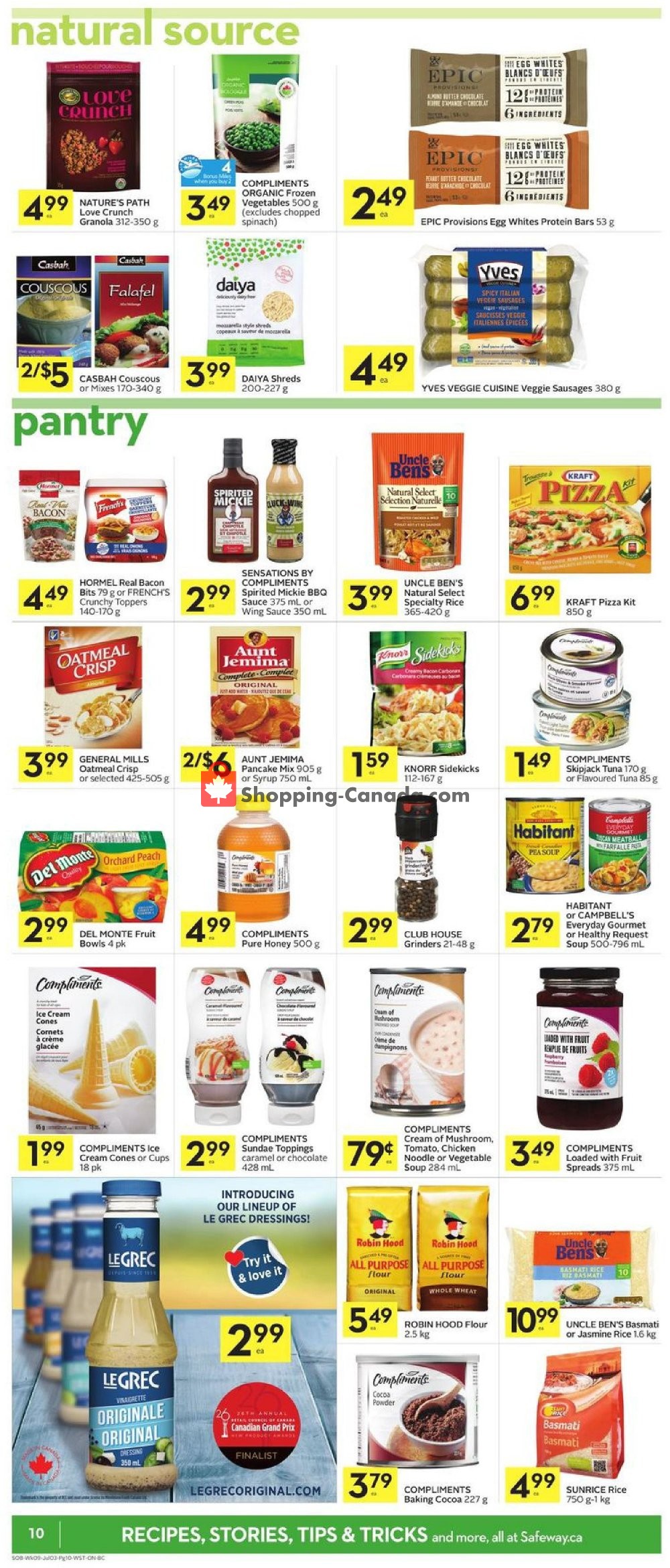 Safeway flyer from Thursday June 27, 2019 to Wednesday July 3, 2019 - page 12