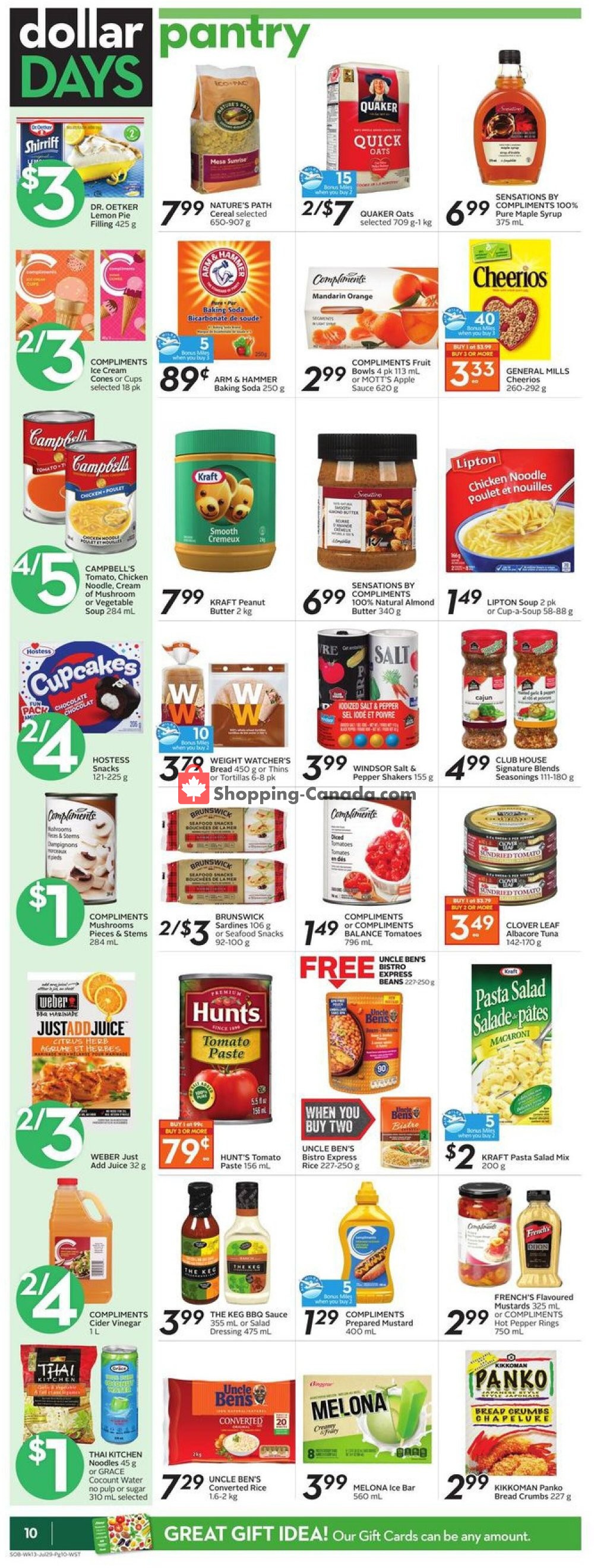 Safeway flyer from Thursday July 23, 2020 to Wednesday July 29, 2020 - page 13