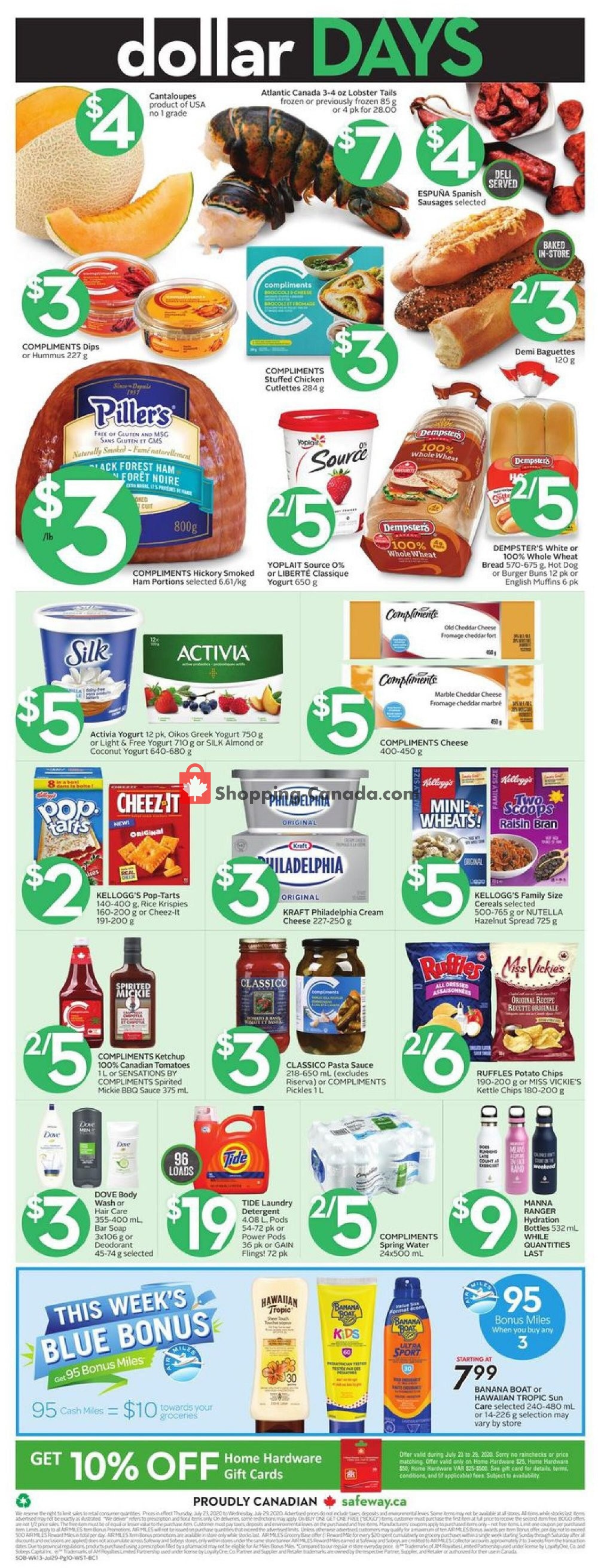 Safeway flyer from Thursday July 23, 2020 to Wednesday July 29, 2020 - page 15
