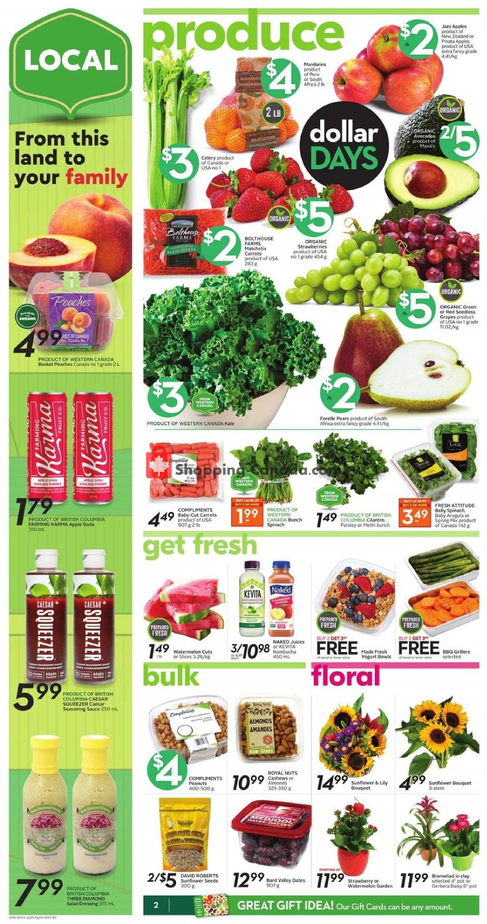 Safeway flyer from Thursday July 23, 2020 to Wednesday July 29, 2020 - page 2