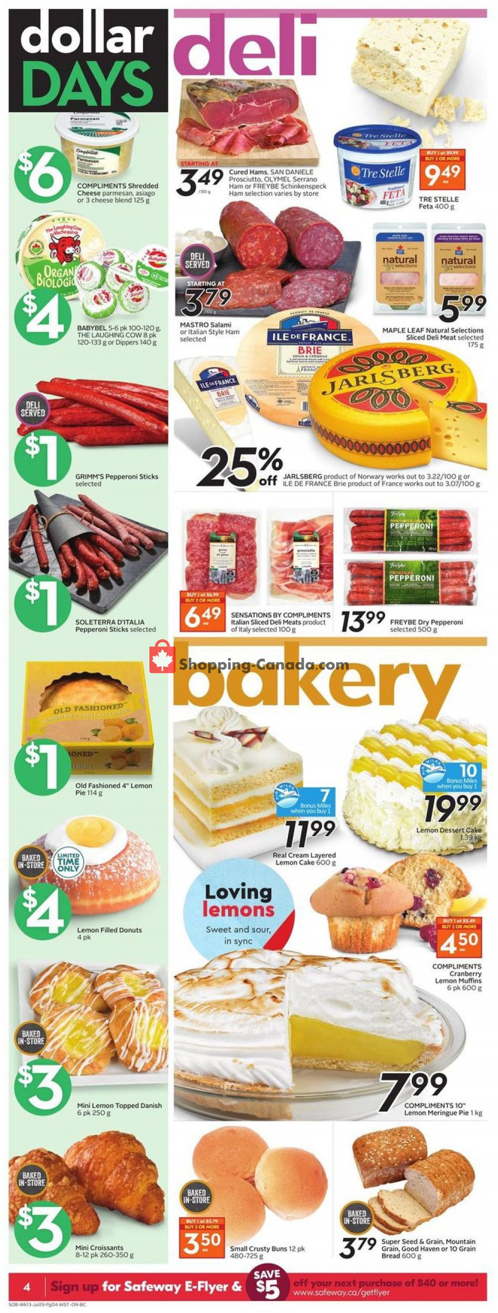 Safeway flyer from Thursday July 23, 2020 to Wednesday July 29, 2020 - page 5