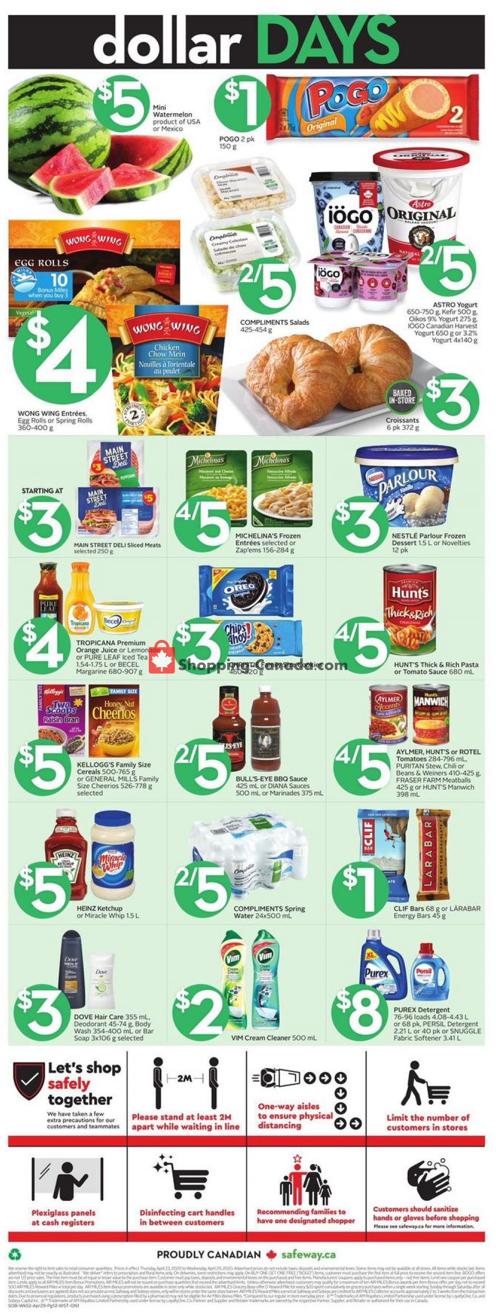 Safeway flyer from Thursday April 23, 2020 to Wednesday April 29, 2020 - page 19
