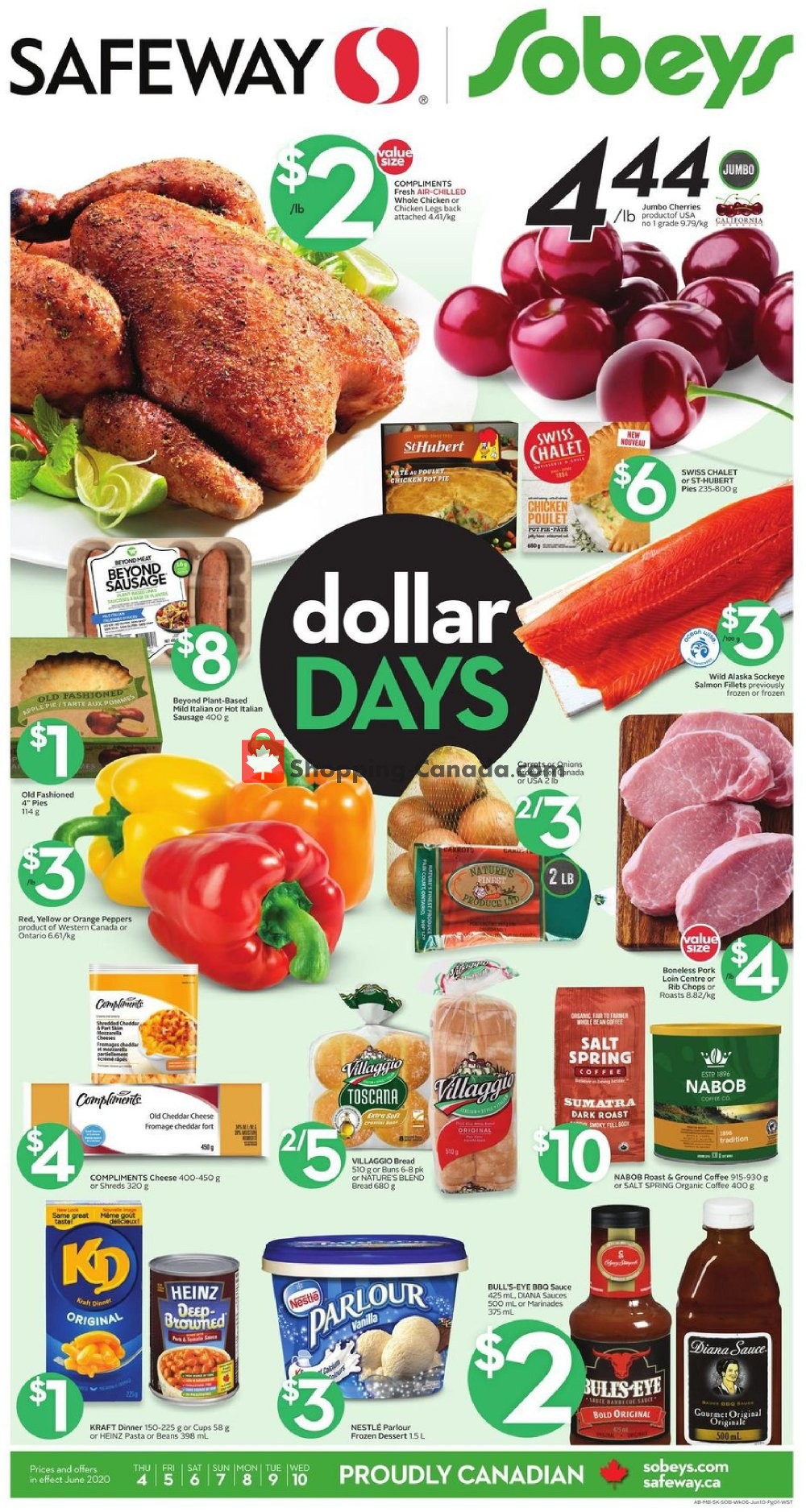 Safeway flyer from Thursday June 4, 2020 to Wednesday June 10, 2020 - page 1