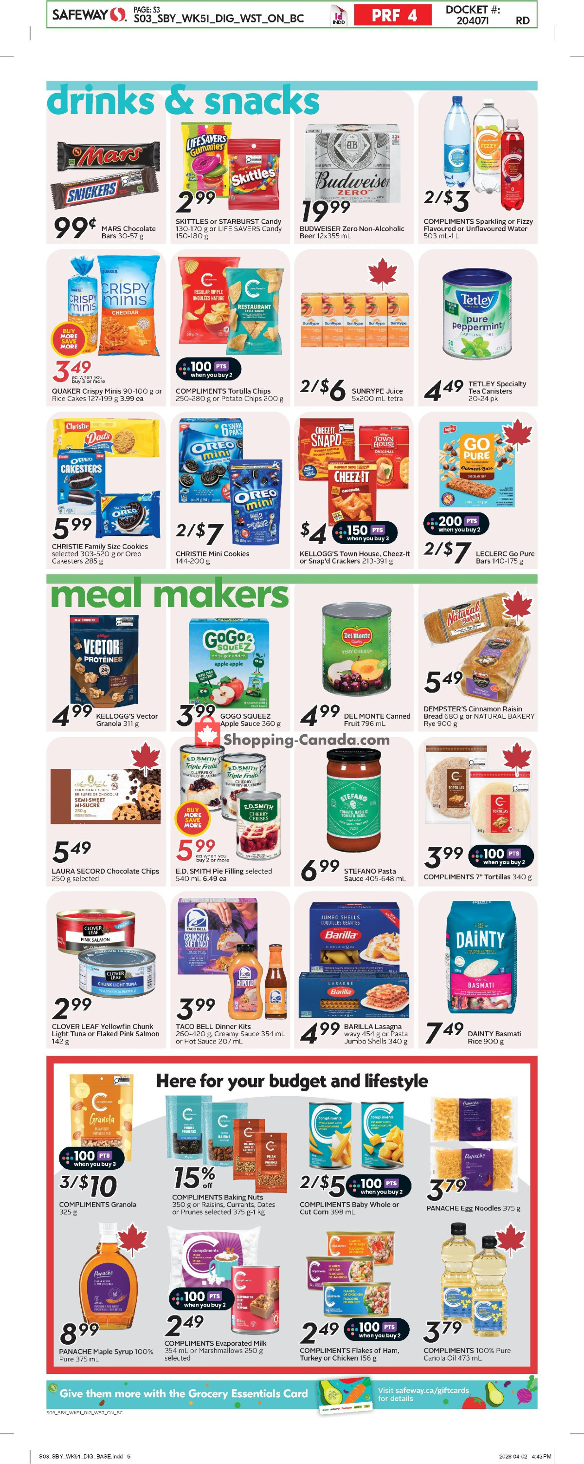 Safeway flyer from Thursday April 16, 2026 to Wednesday April 22, 2026 - page 11