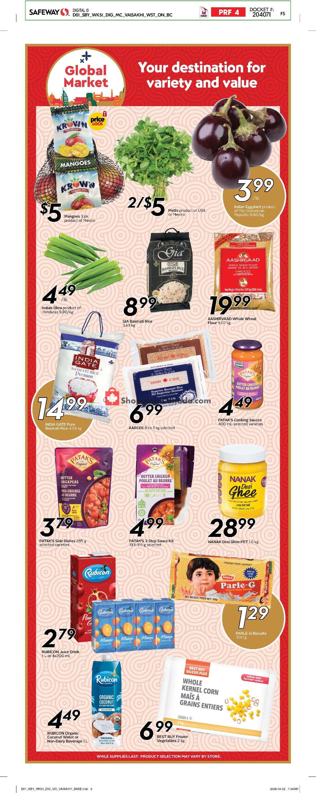 Safeway flyer from Thursday April 16, 2026 to Wednesday April 22, 2026 - page 14