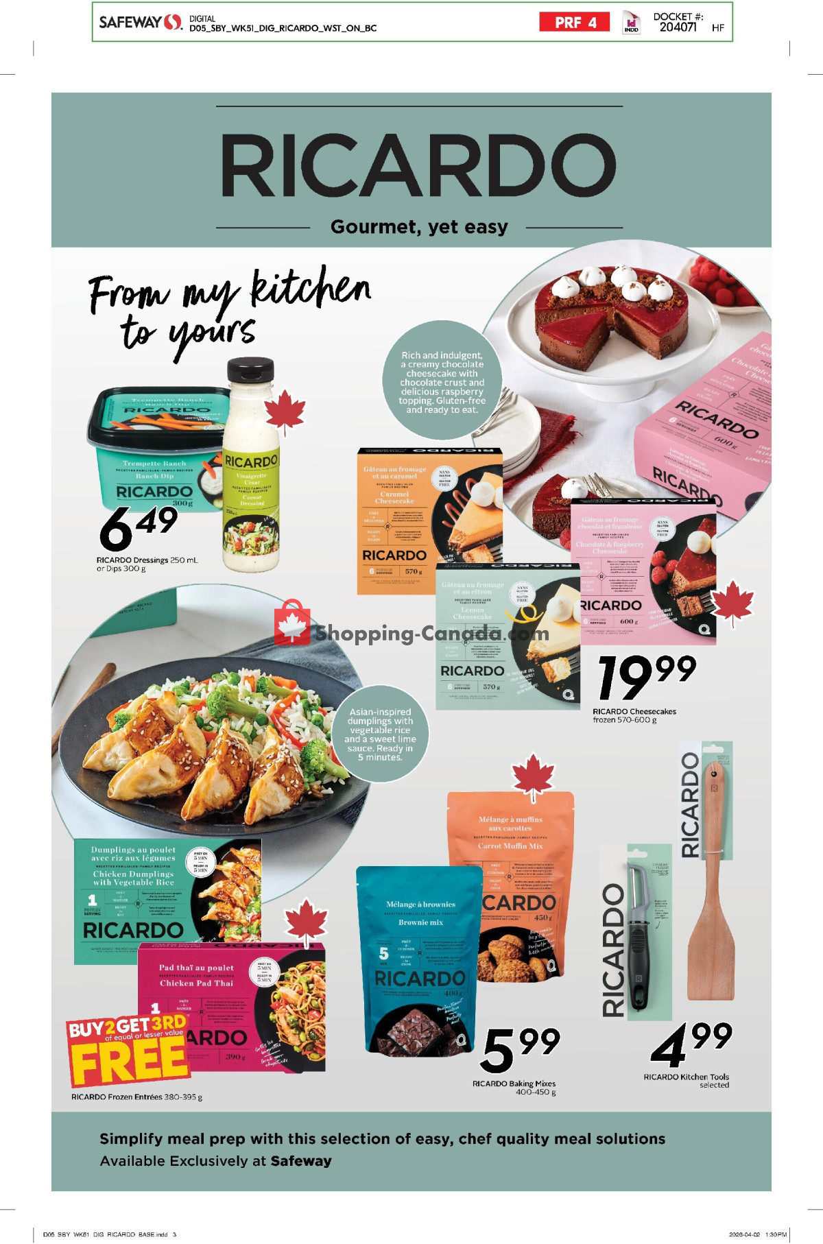Safeway flyer from Thursday April 16, 2026 to Wednesday April 22, 2026 - page 18