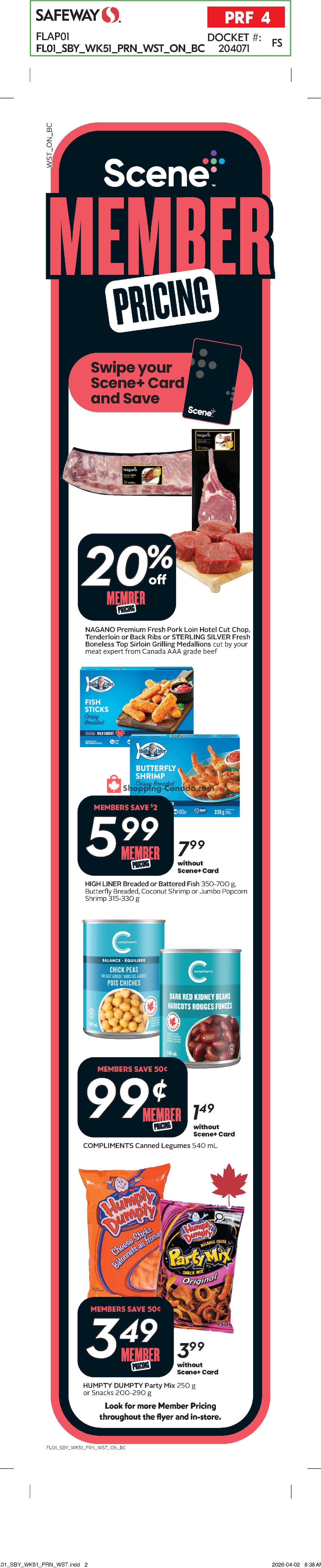 Safeway flyer from Thursday April 16, 2026 to Wednesday April 22, 2026 - page 2
