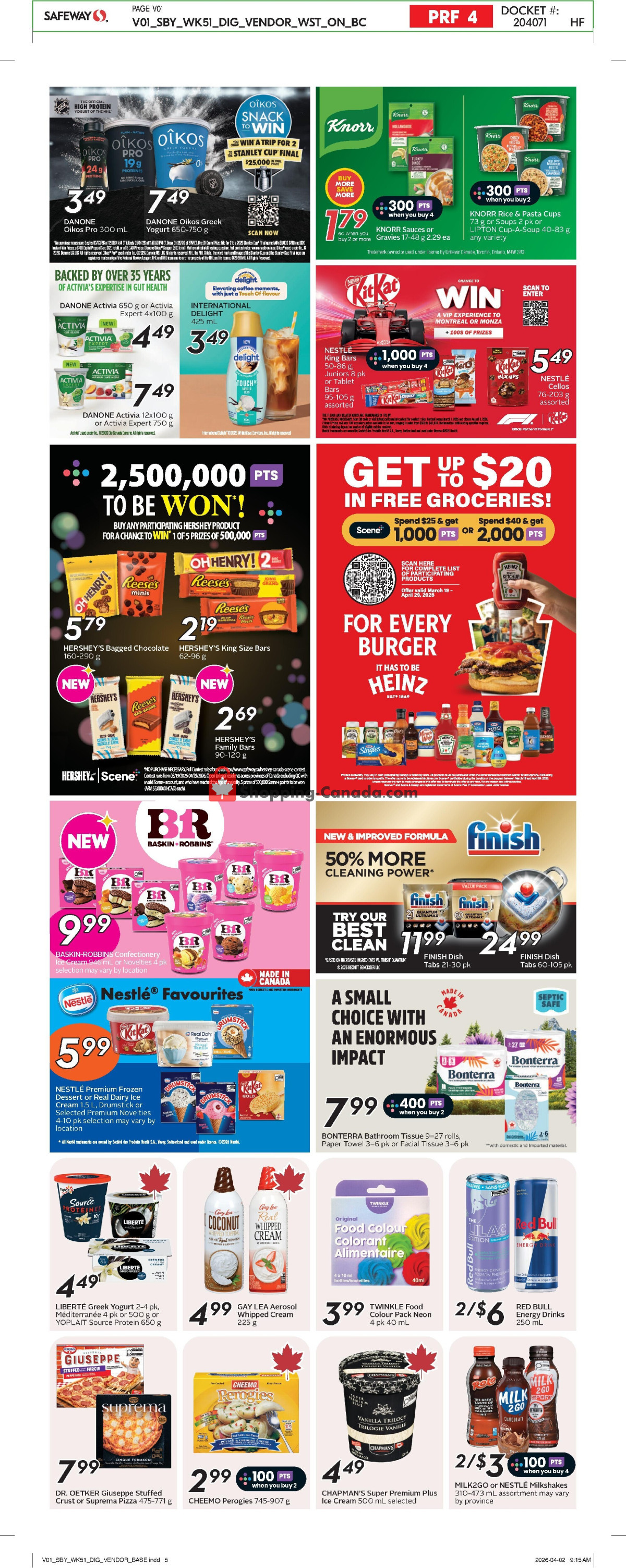 Safeway flyer from Thursday April 16, 2026 to Wednesday April 22, 2026 - page 21