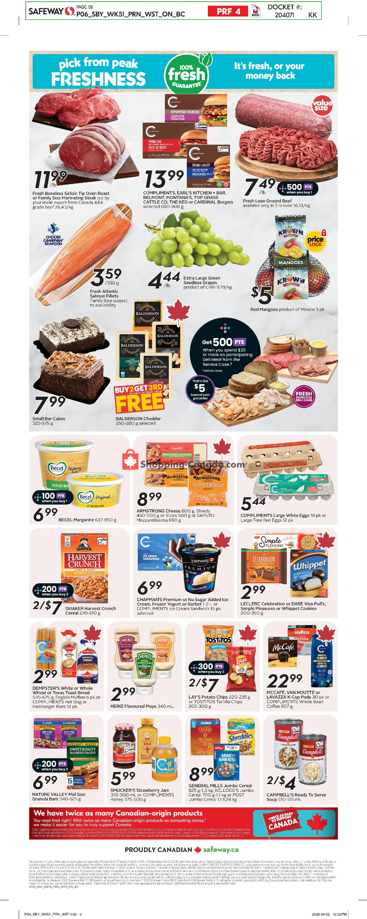 Safeway flyer from Thursday April 16, 2026 to Wednesday April 22, 2026 - page 4