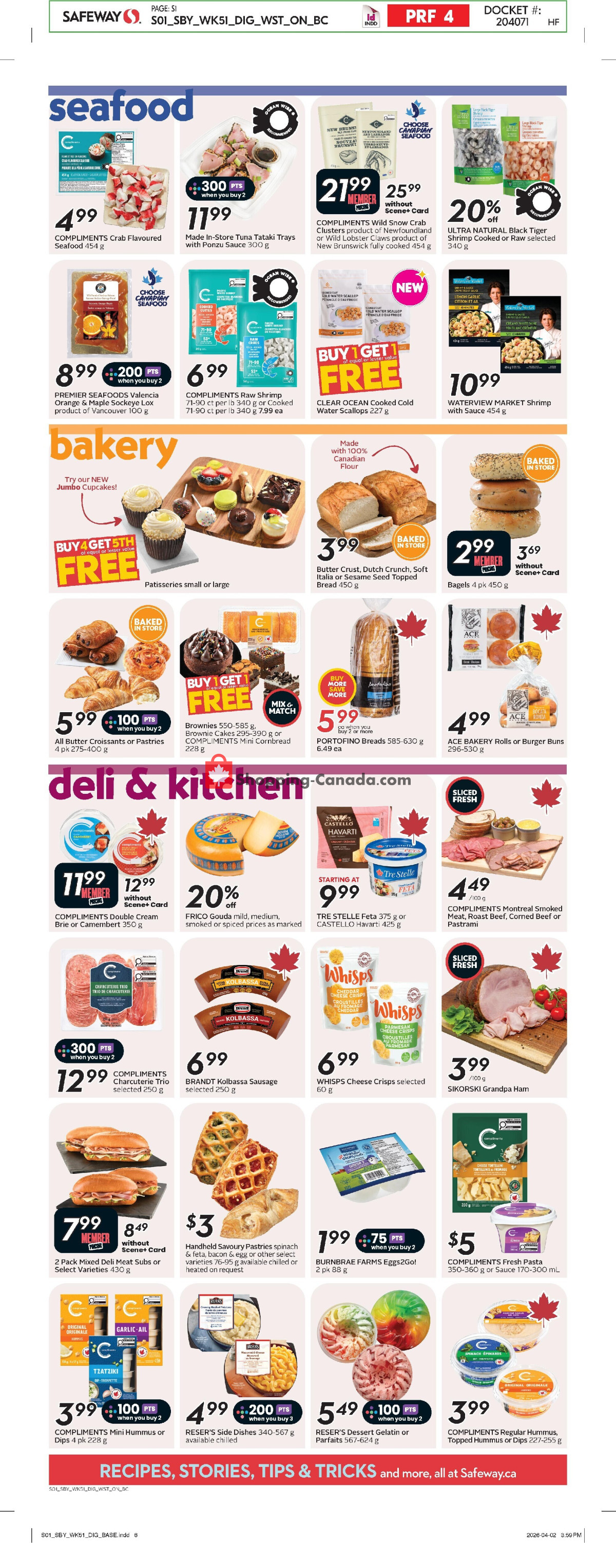 Safeway flyer from Thursday April 16, 2026 to Wednesday April 22, 2026 - page 9