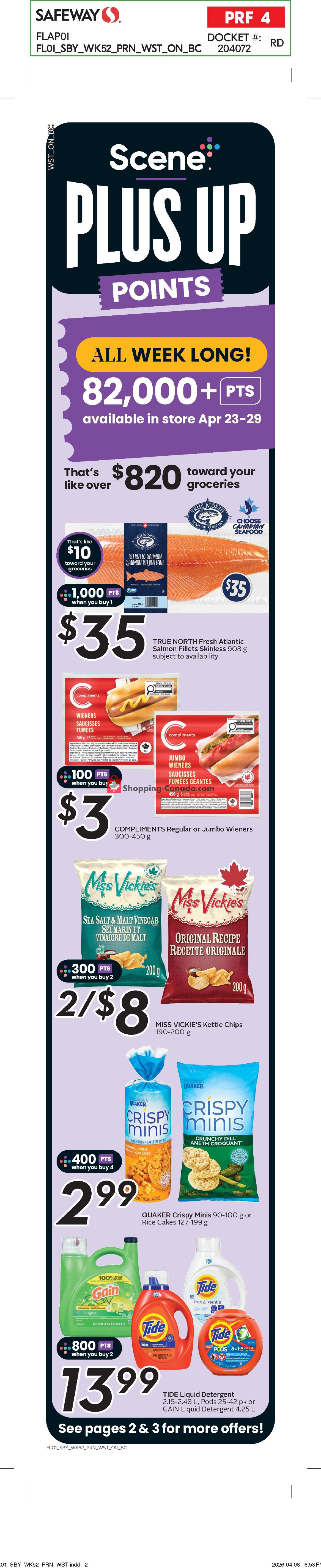 Safeway flyer from Thursday April 23, 2026 to Wednesday April 29, 2026 - page 2