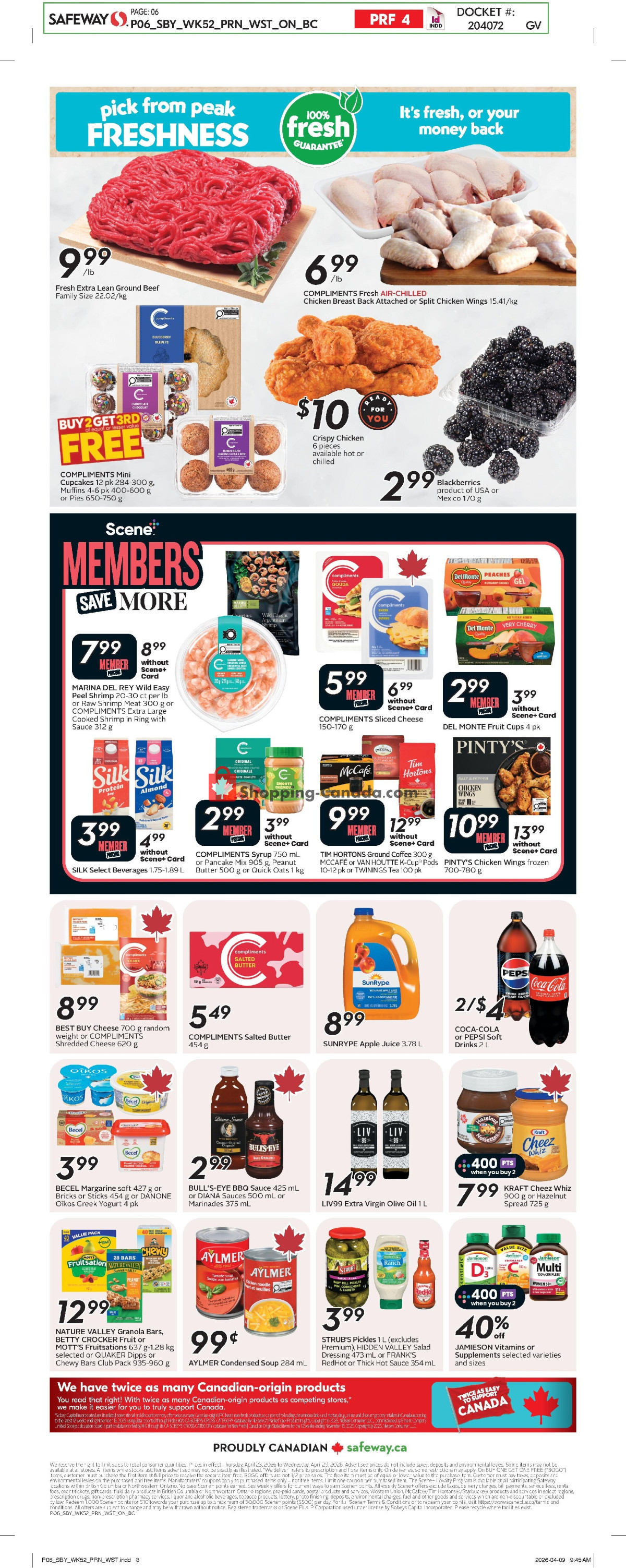 Safeway flyer from Thursday April 23, 2026 to Wednesday April 29, 2026 - page 4