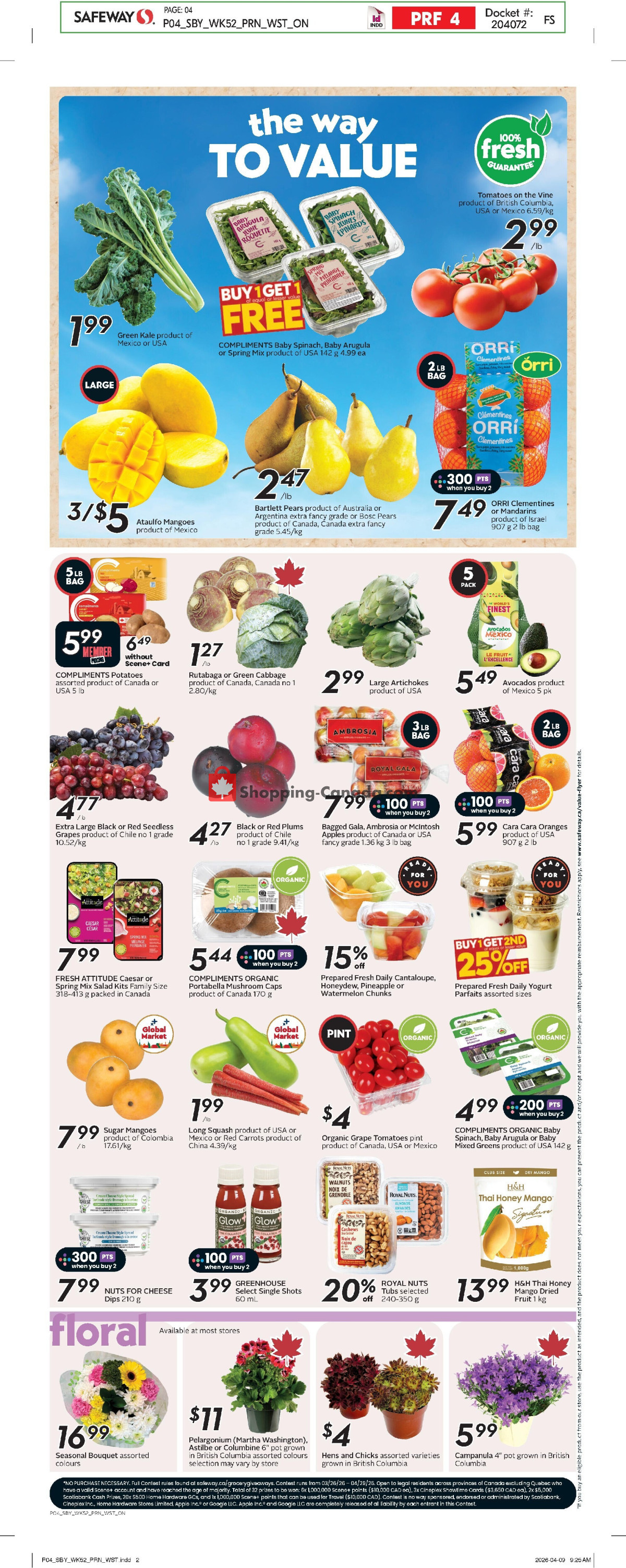 Safeway flyer from Thursday April 23, 2026 to Wednesday April 29, 2026 - page 7