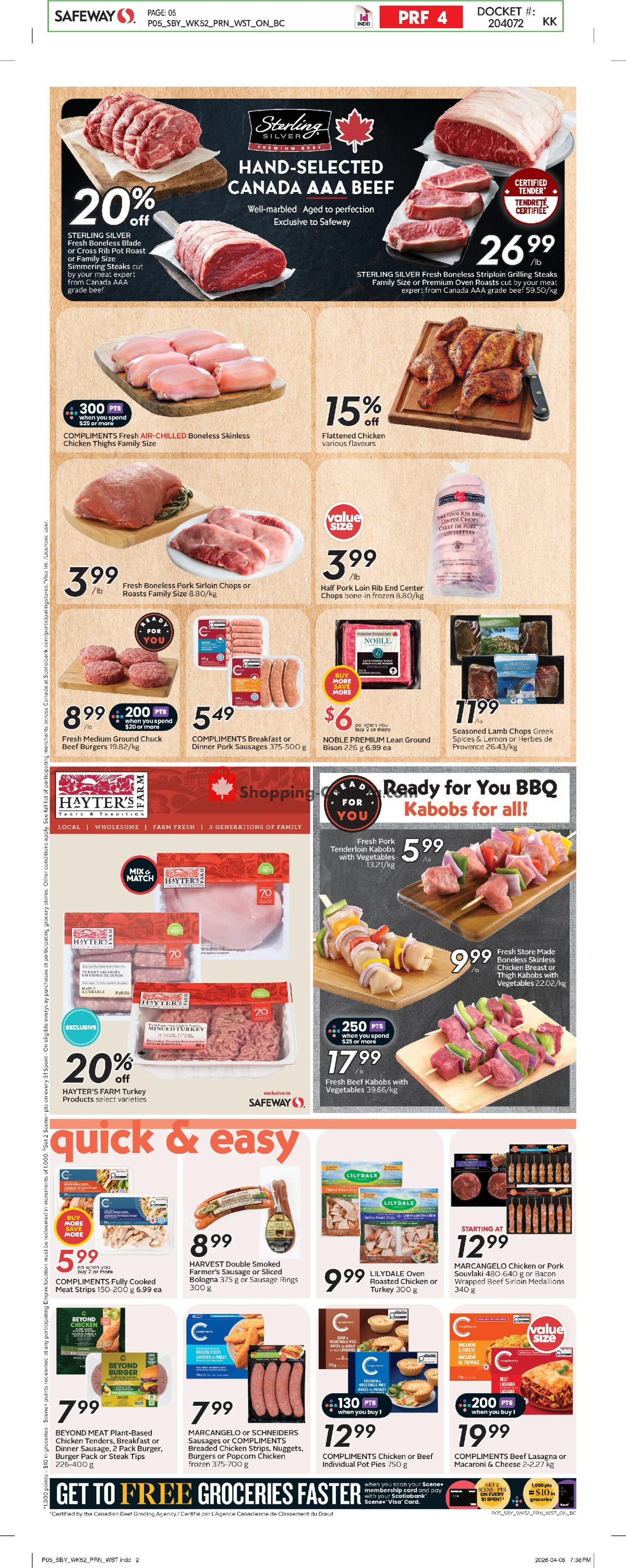 Safeway flyer from Thursday April 23, 2026 to Wednesday April 29, 2026 - page 8