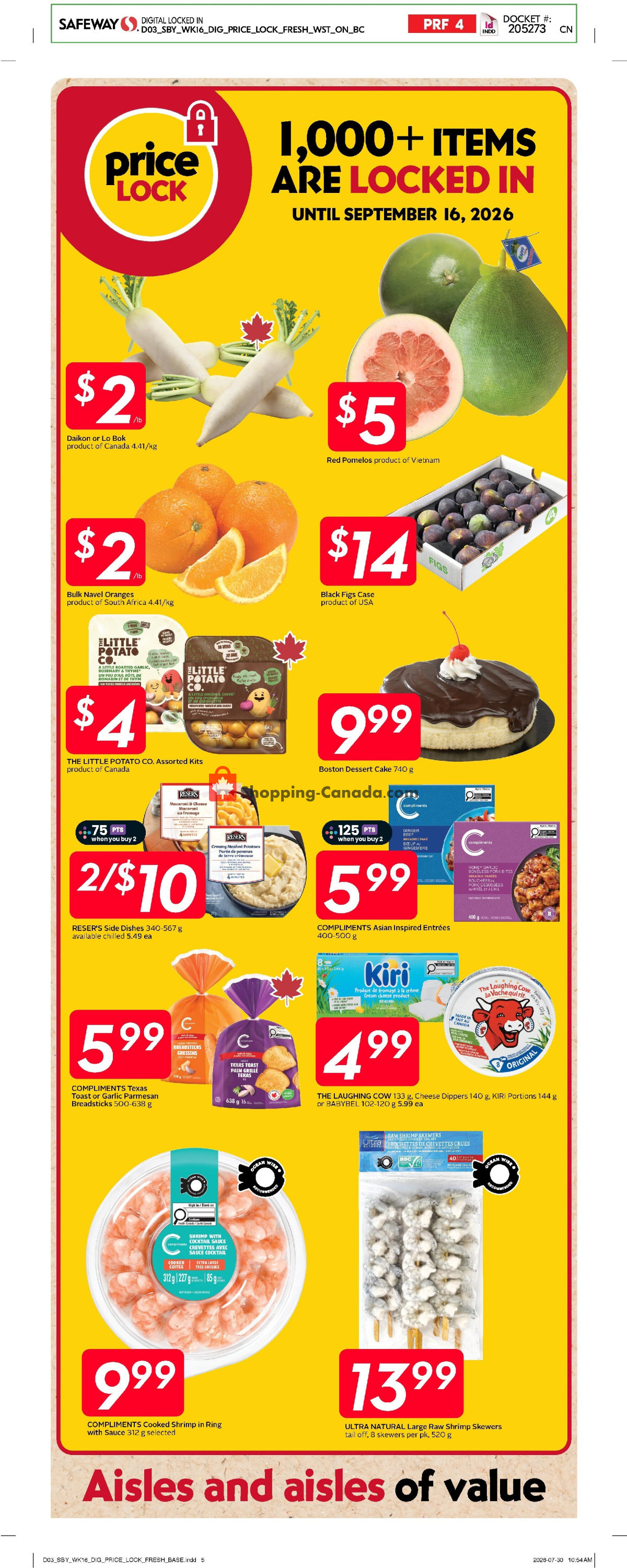 Safeway flyer from Thursday August 13, 2026 to Wednesday August 19, 2026 - page 15