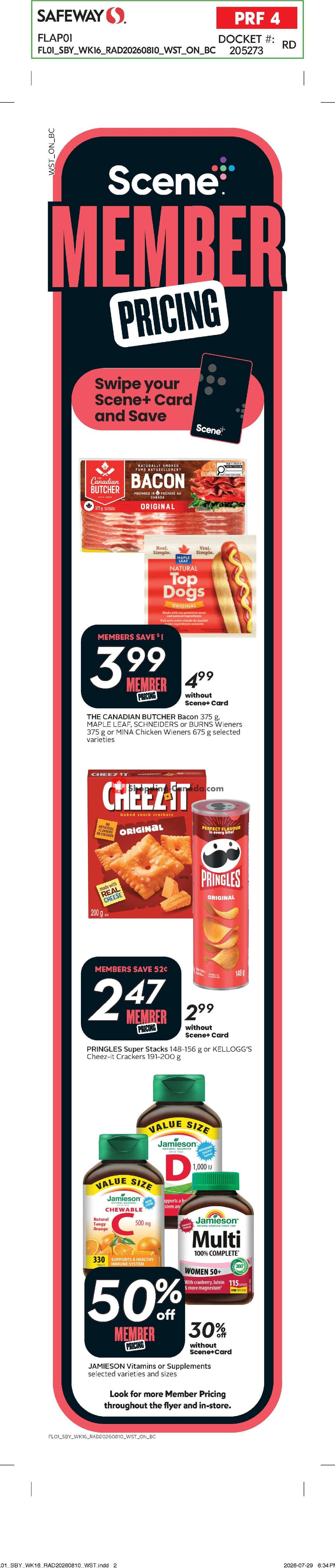 Safeway flyer from Thursday August 13, 2026 to Wednesday August 19, 2026 - page 2