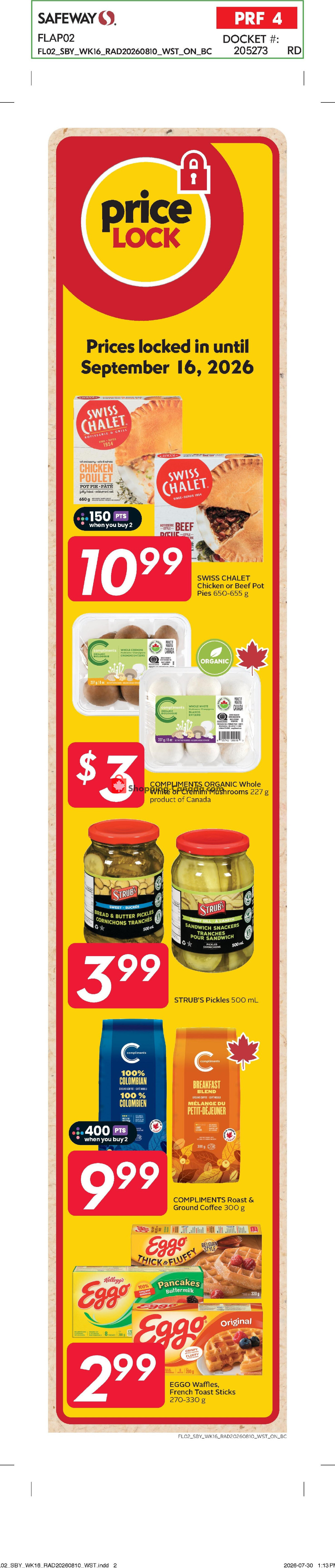 Safeway flyer from Thursday August 13, 2026 to Wednesday August 19, 2026 - page 3