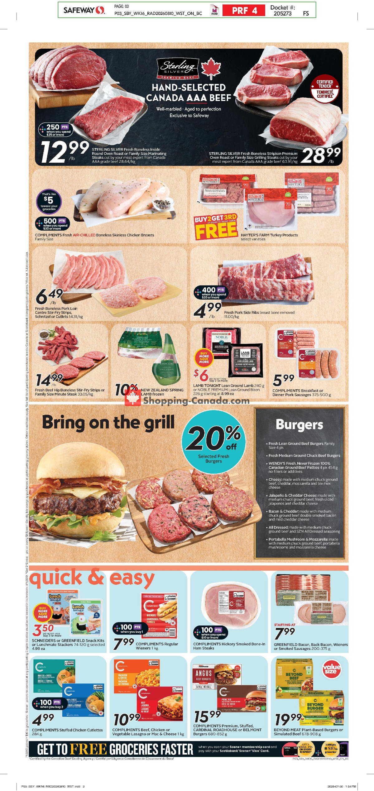 Safeway flyer from Thursday August 13, 2026 to Wednesday August 19, 2026 - page 6