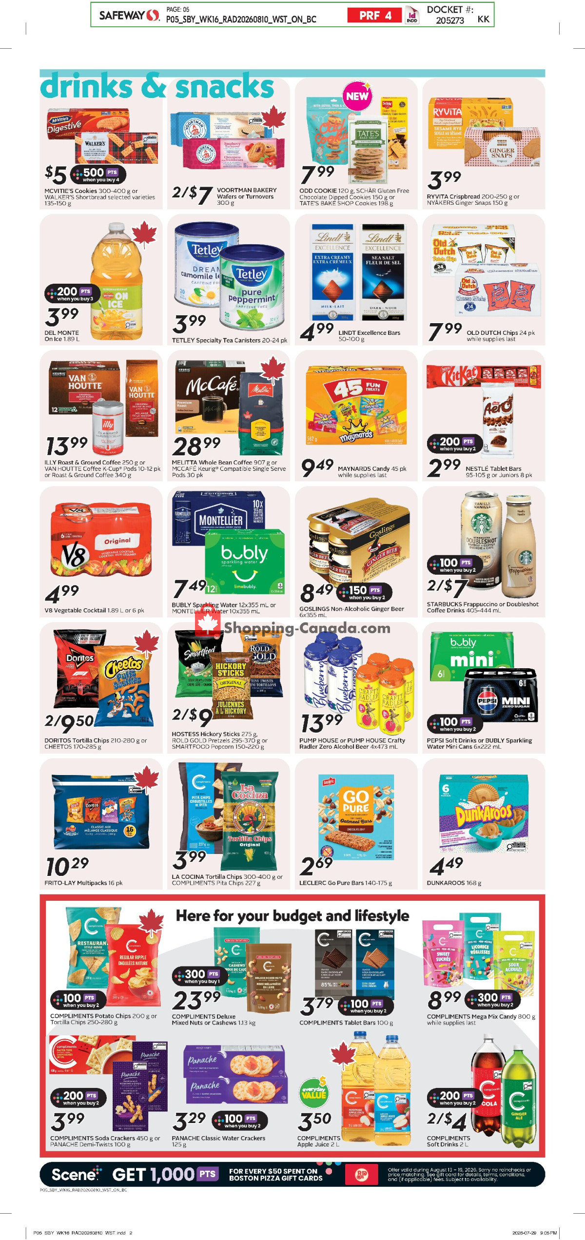 Safeway flyer from Thursday August 13, 2026 to Wednesday August 19, 2026 - page 8