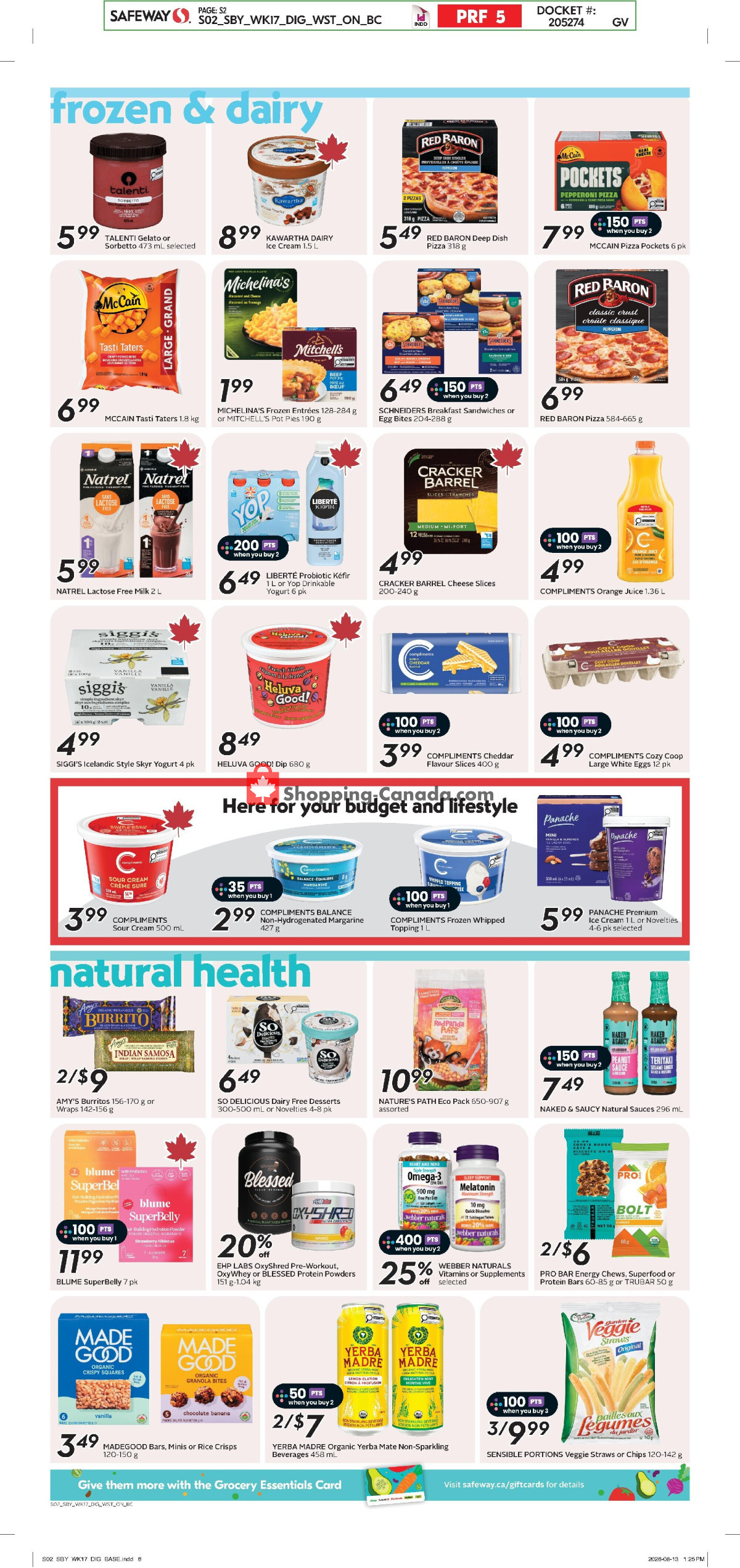 Safeway flyer from Thursday August 20, 2026 to Wednesday August 26, 2026 - page 10