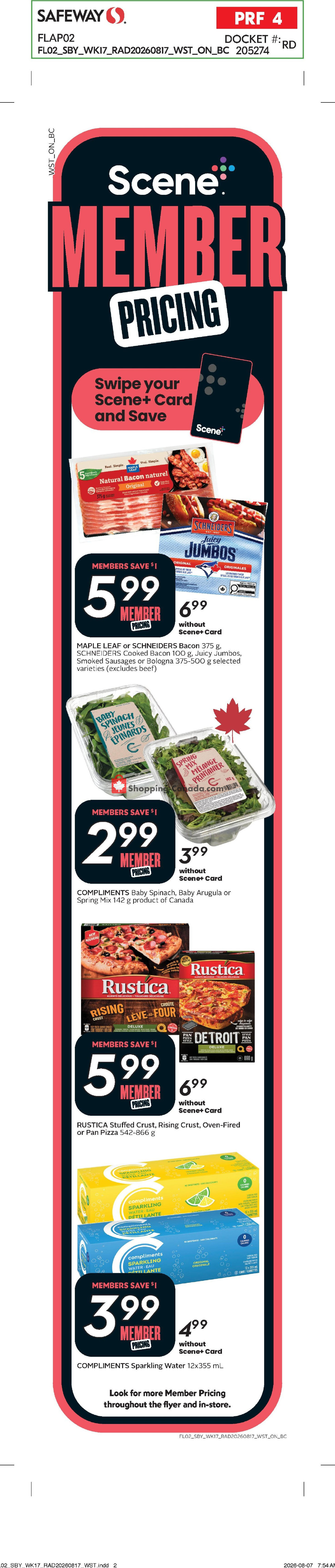 Safeway flyer from Thursday August 20, 2026 to Wednesday August 26, 2026 - page 3