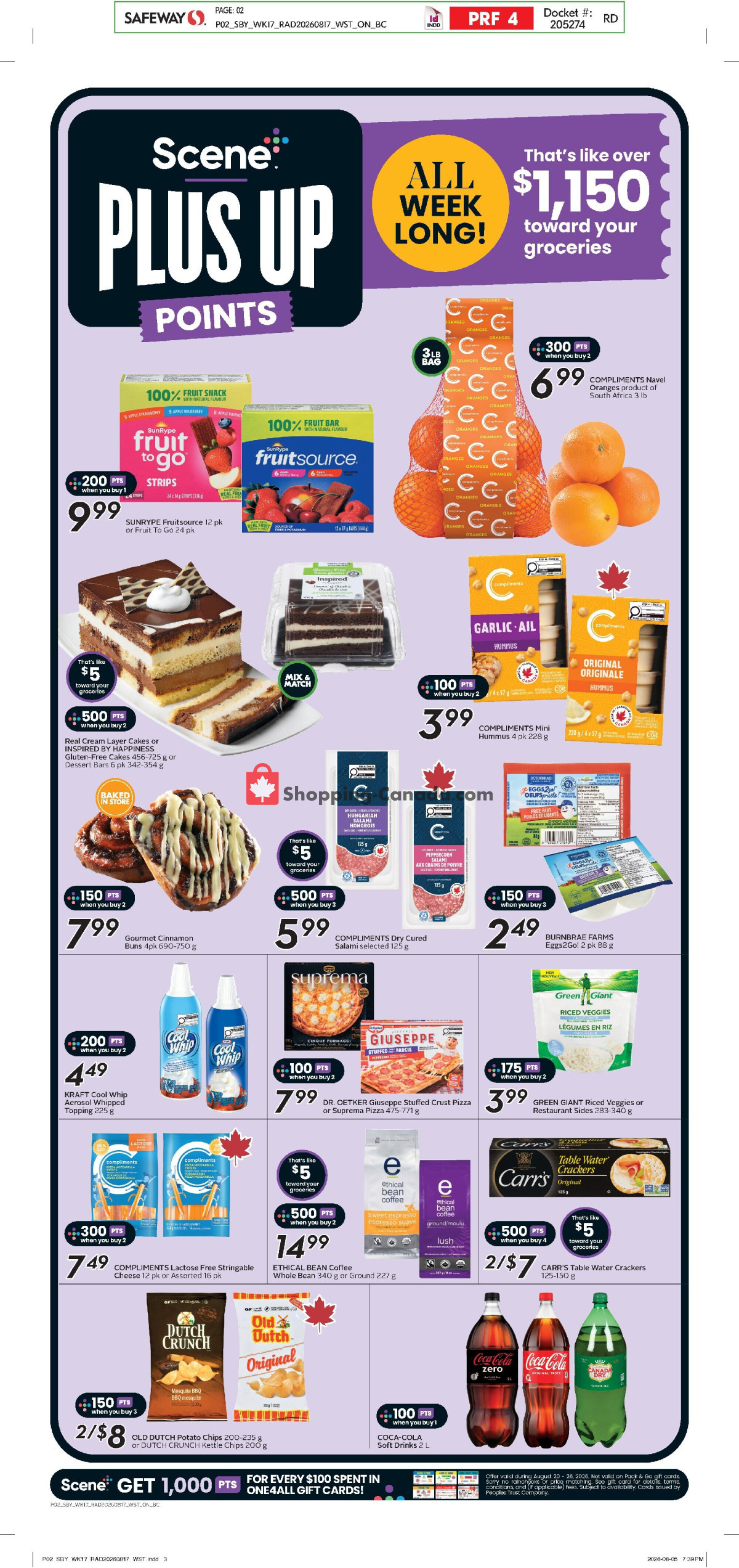 Safeway flyer from Thursday August 20, 2026 to Wednesday August 26, 2026 - page 5