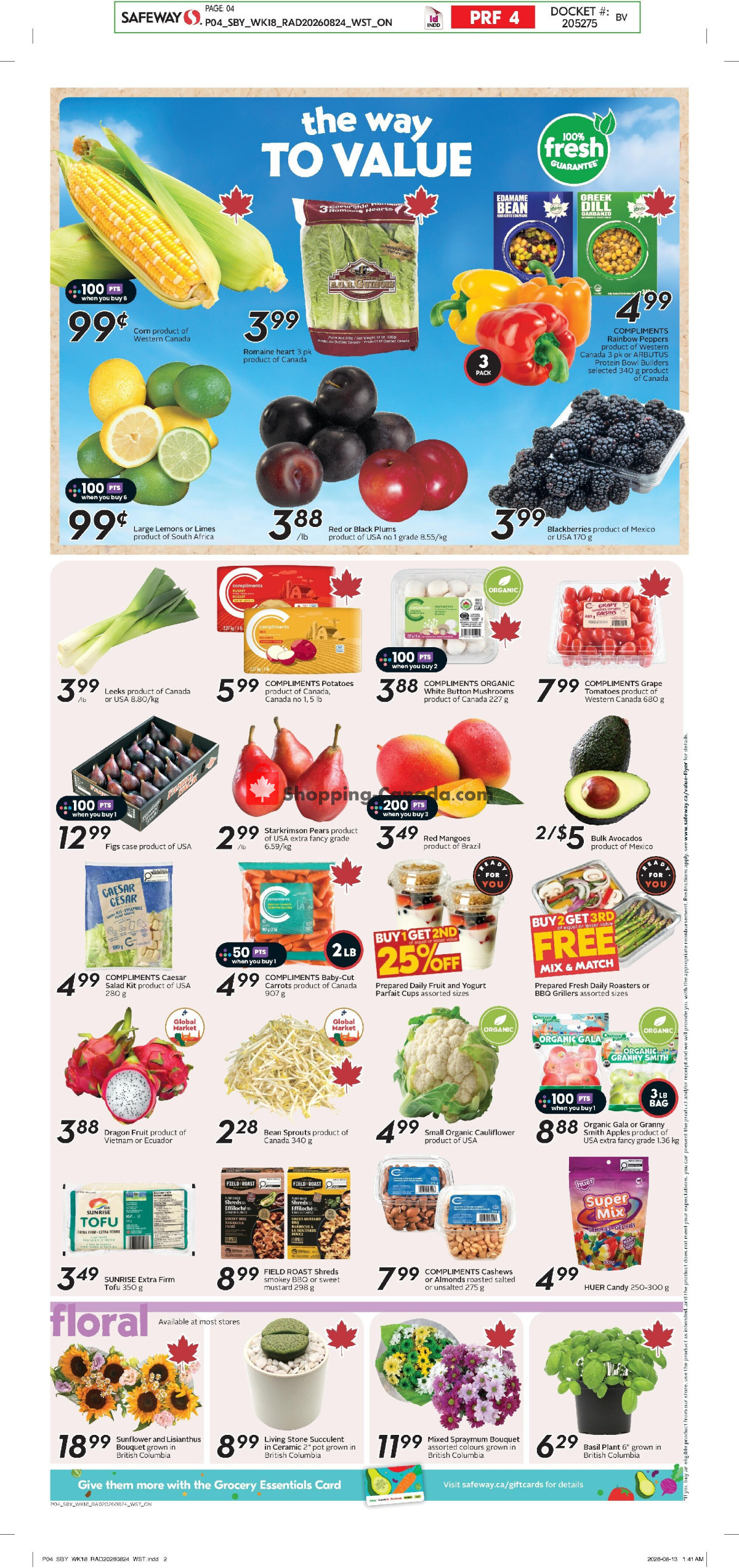 Safeway flyer from Thursday August 27, 2026 to Wednesday September 2, 2026 - page 7