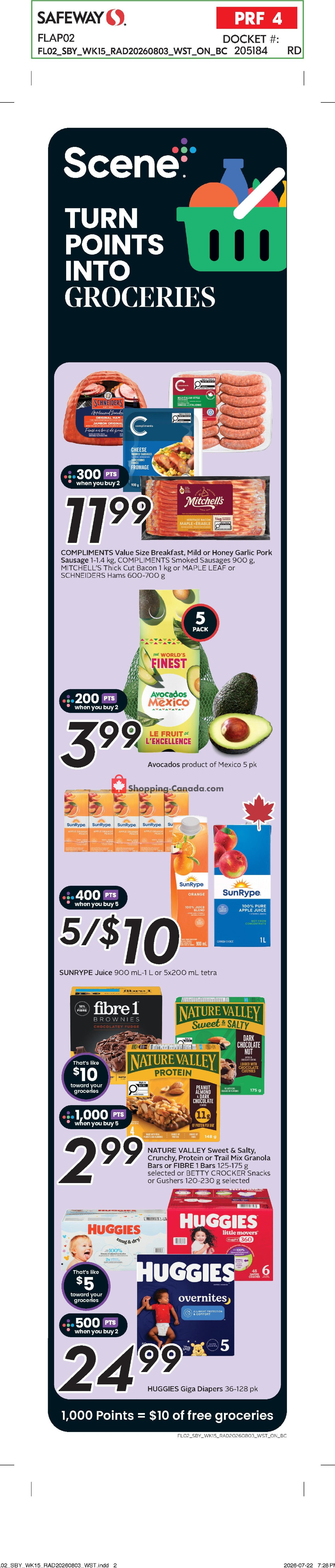 Safeway flyer from Thursday August 6, 2026 to Wednesday August 12, 2026 - page 3