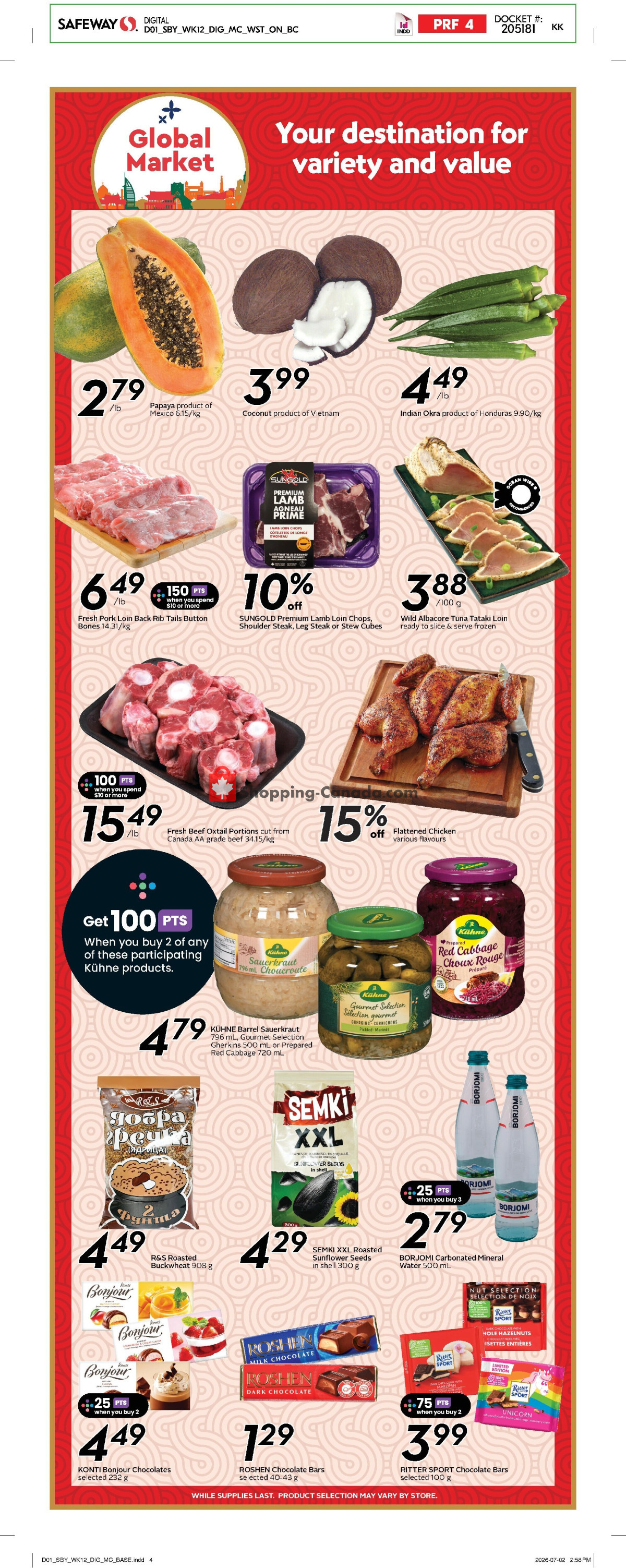 Safeway flyer from Thursday July 16, 2026 to Wednesday July 22, 2026 - page 14