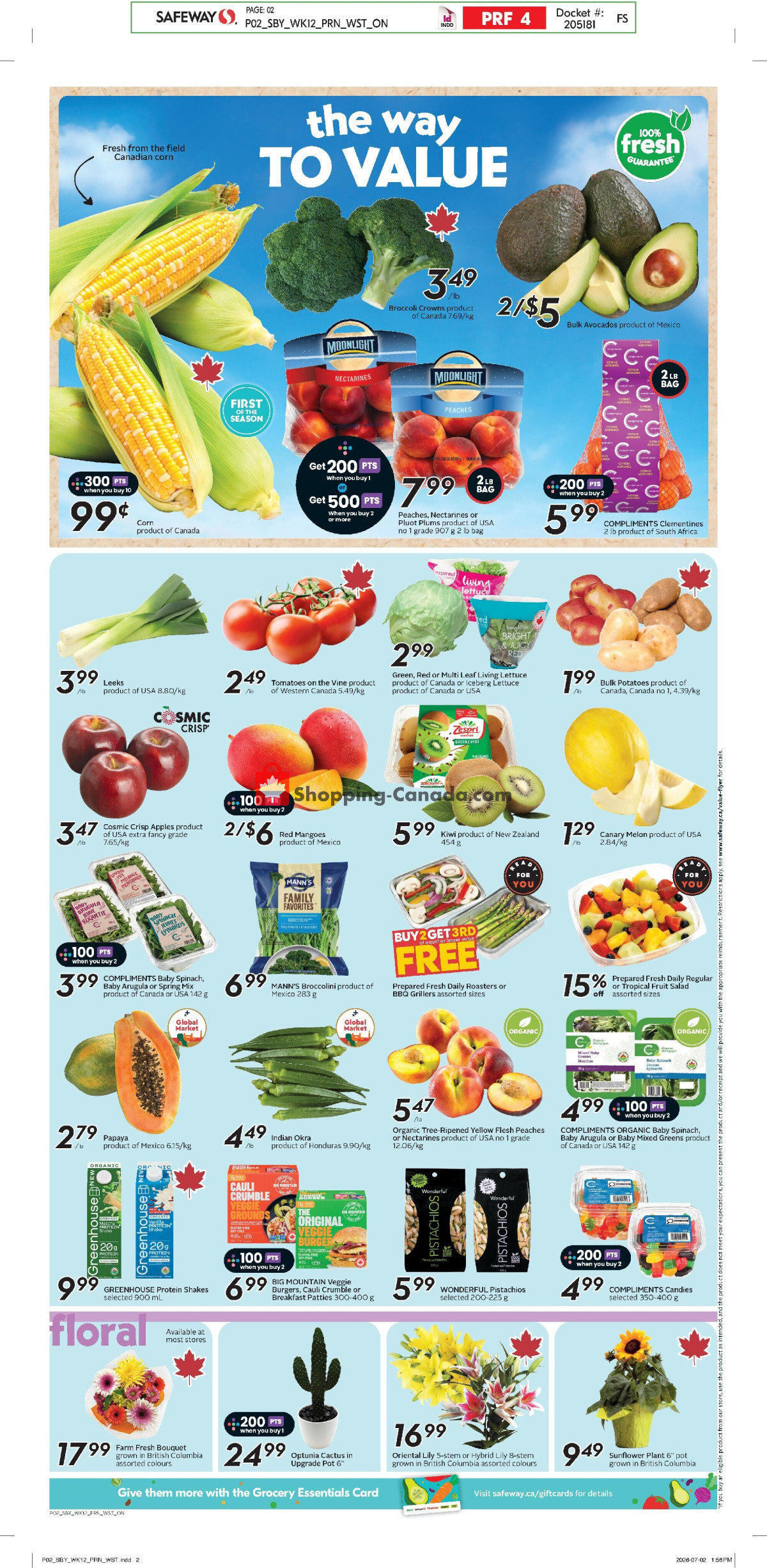 Safeway flyer from Thursday July 16, 2026 to Wednesday July 22, 2026 - page 5